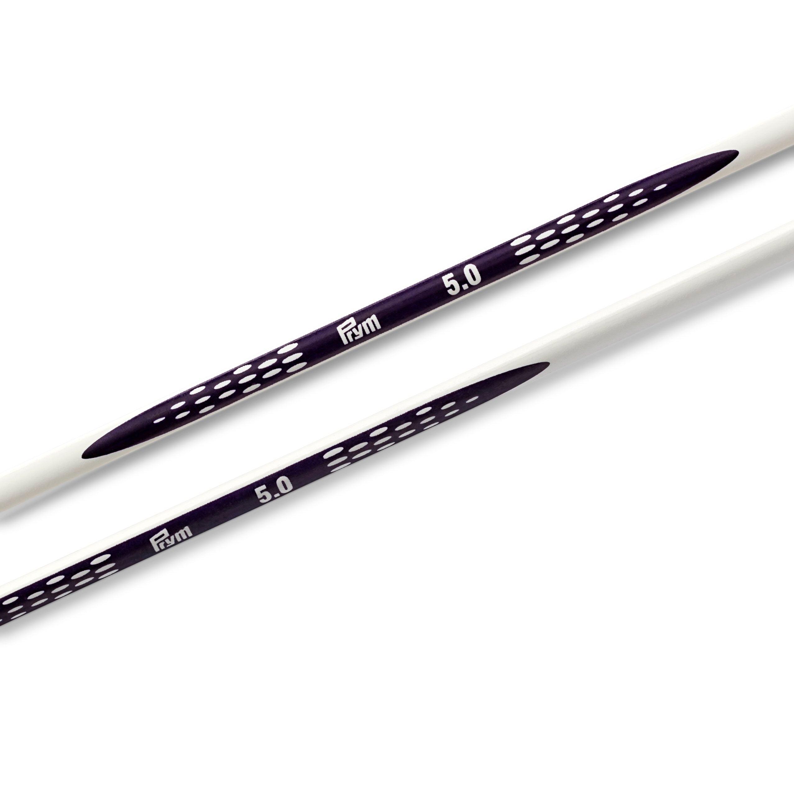 Single-Pointed Ergonomic Knitting Needles by Prym