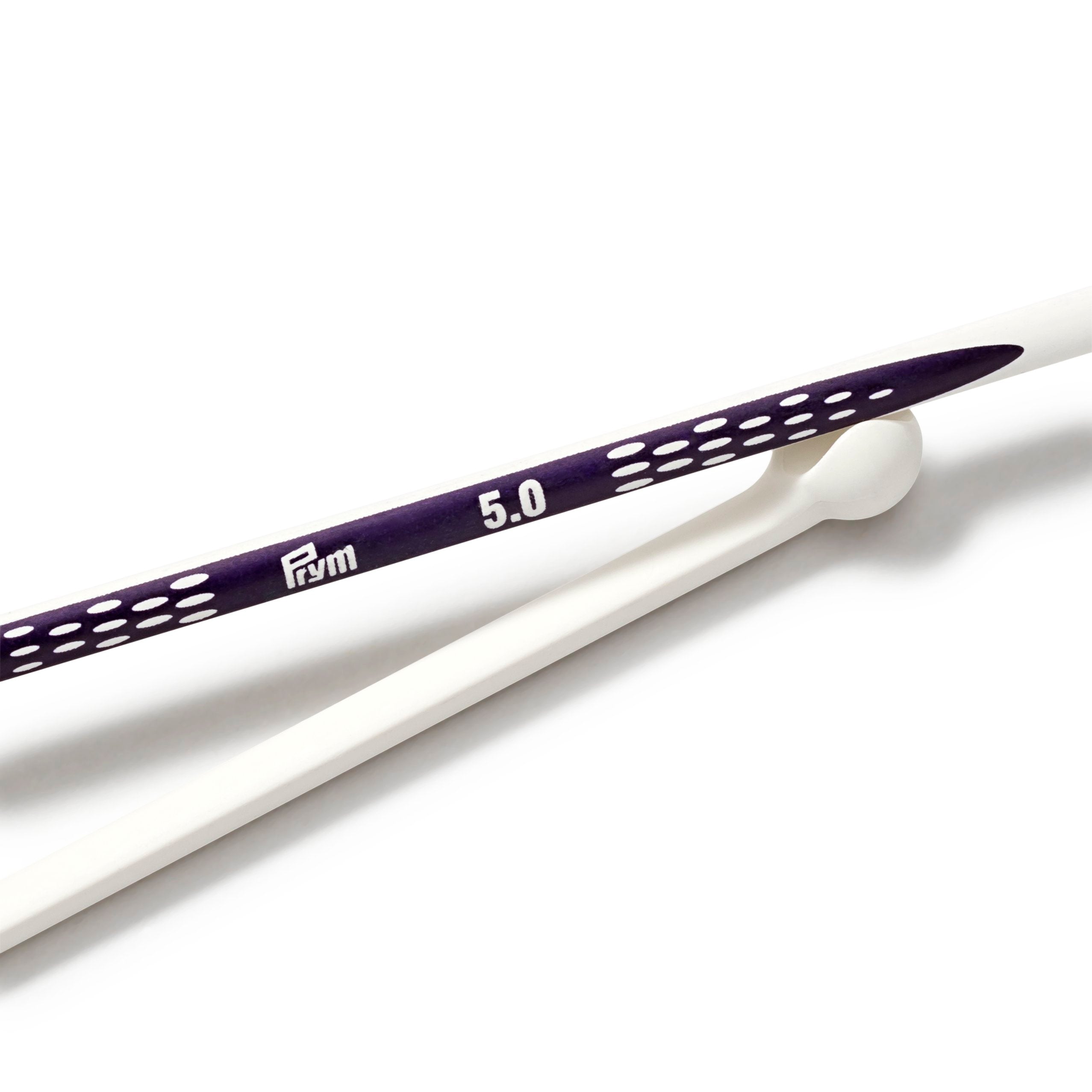 Single-Pointed Ergonomic Knitting Needles by Prym