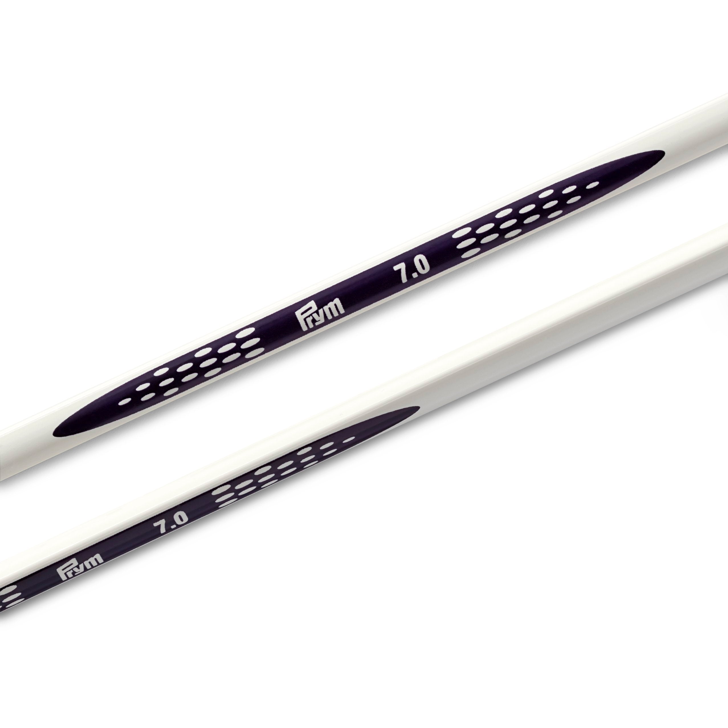 Single-Pointed Ergonomic Knitting Needles by Prym