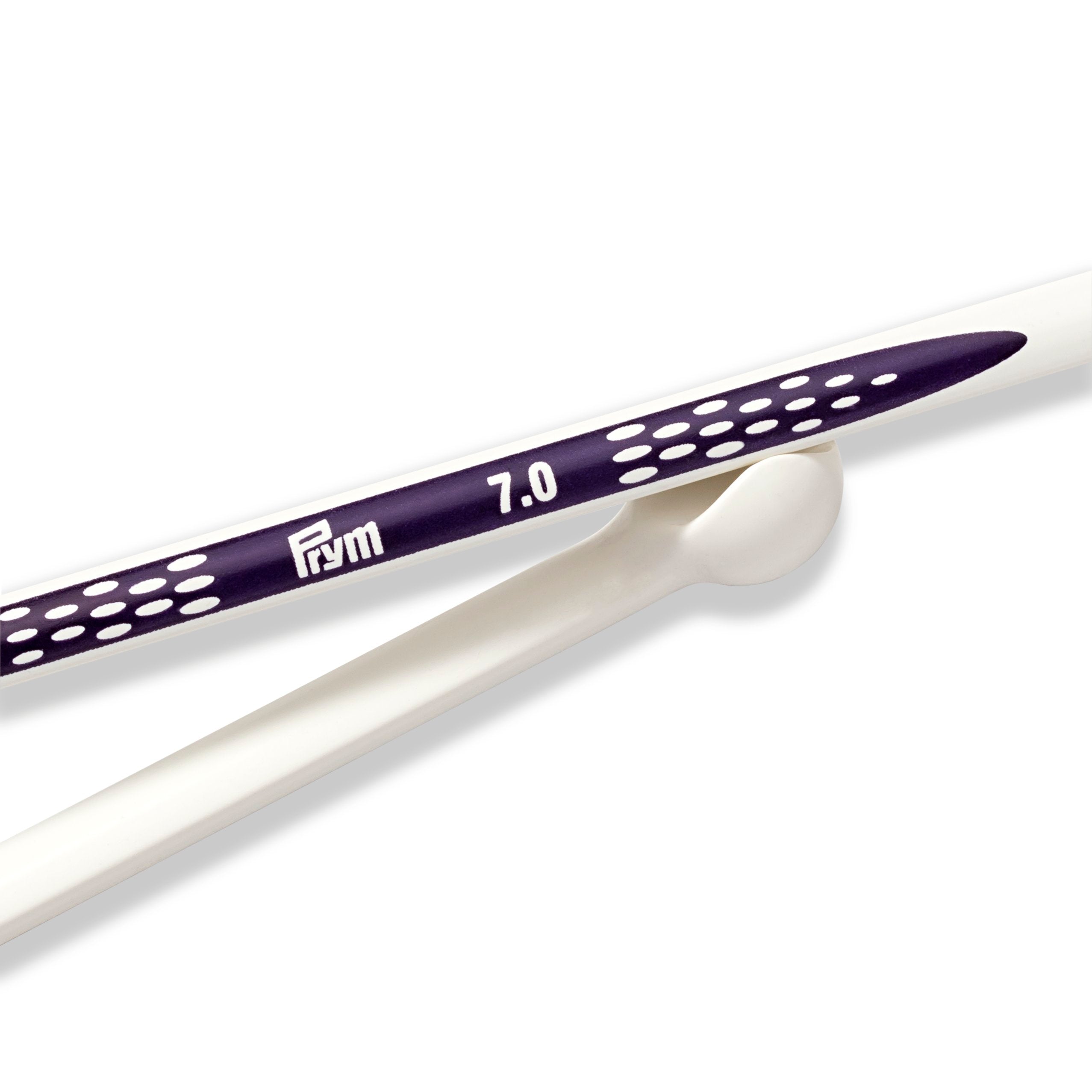 Single-Pointed Ergonomic Knitting Needles by Prym