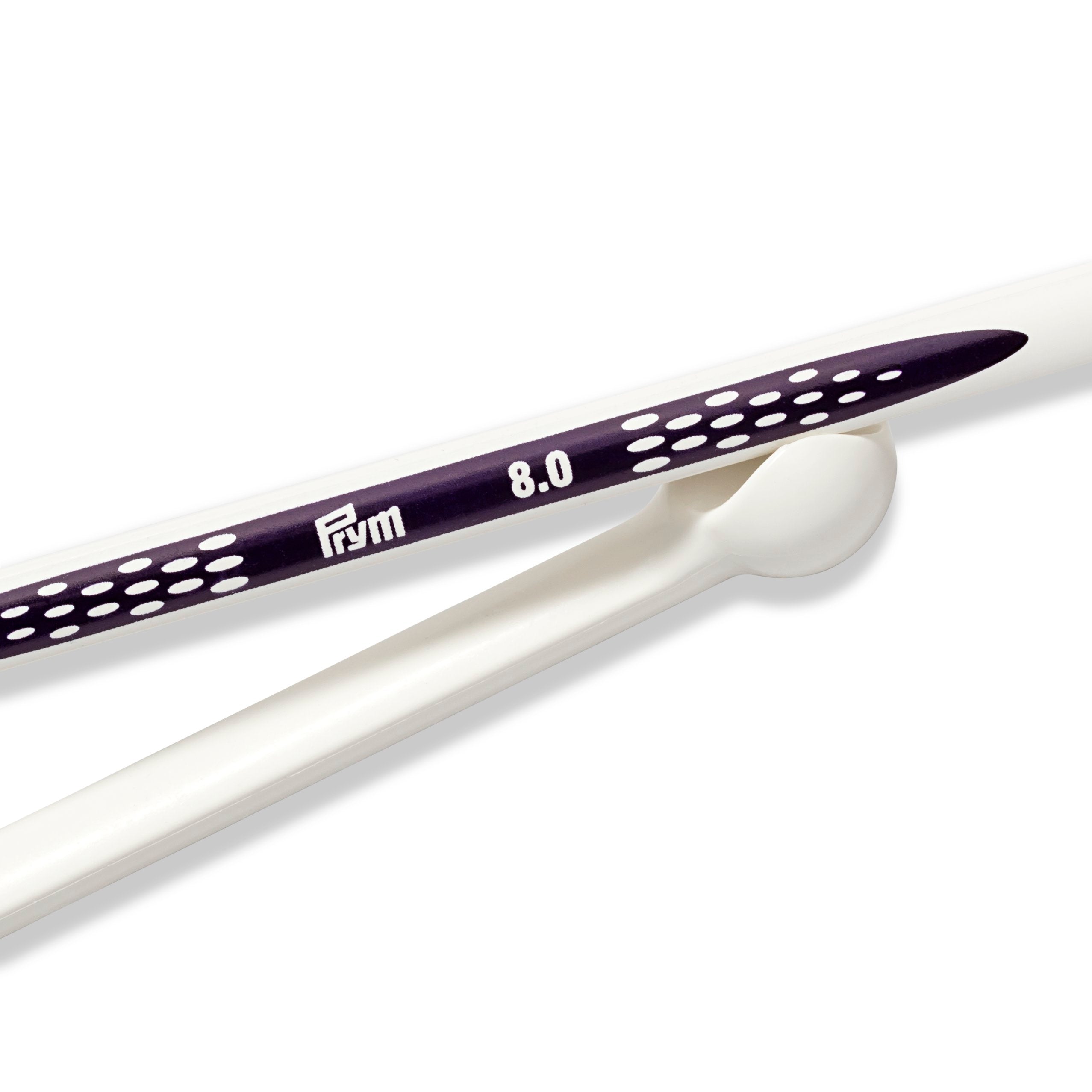 Single-Pointed Ergonomic Knitting Needles by Prym