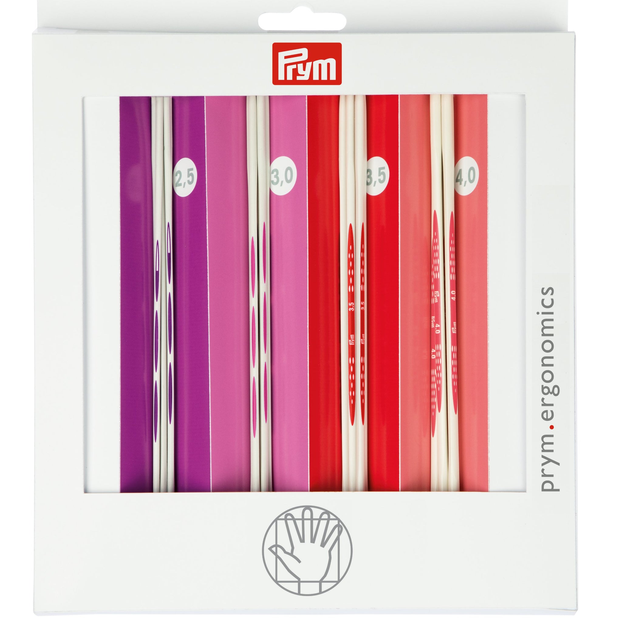 Ergonomic Double Pointed Knitting Pin Set by Prym