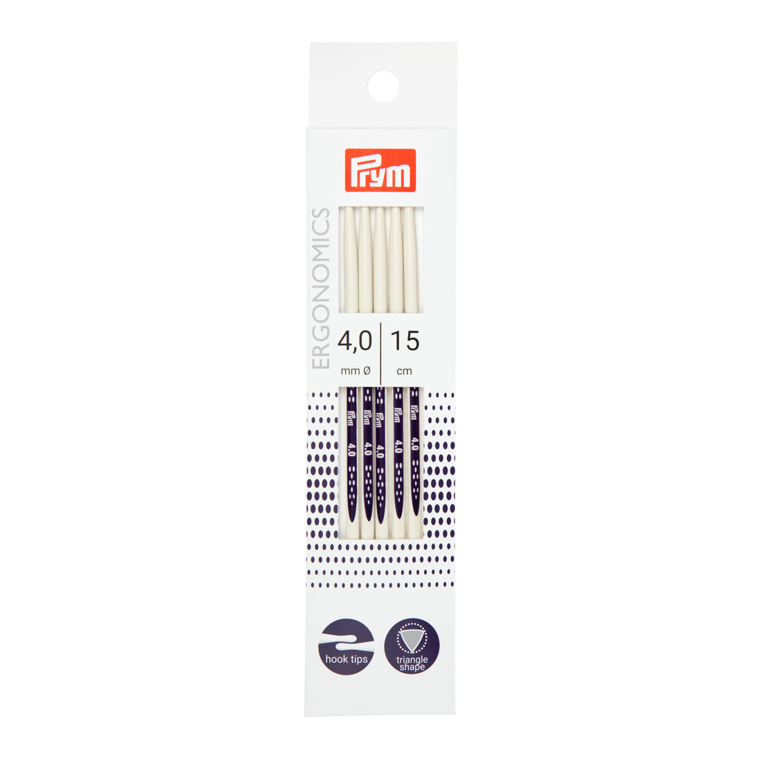 Double-Pointed Ergonomic Knitting Needles by Prym