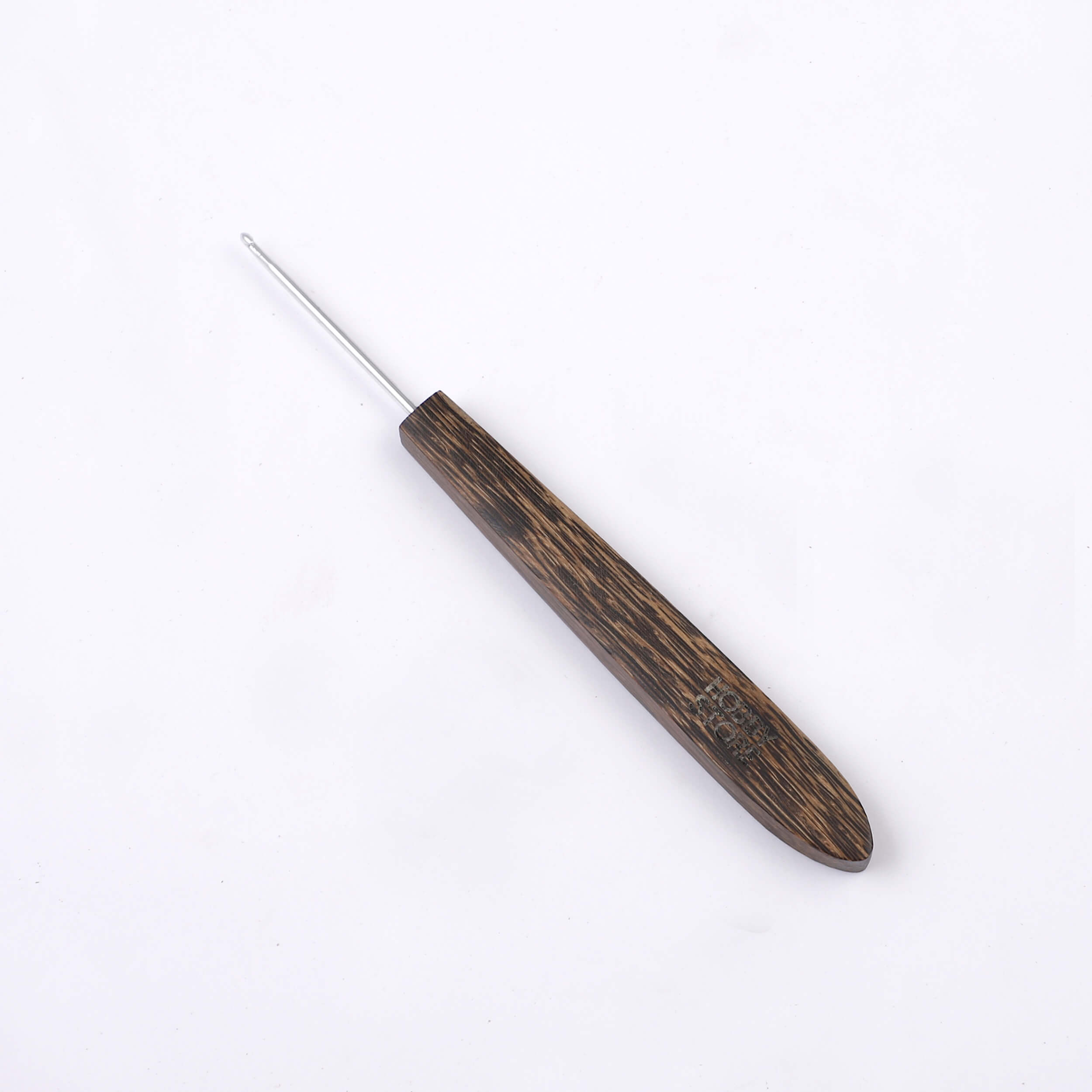 Aluminium Crochet Hook with Palm Wood Handle by Hobby Store - 2.5 mm