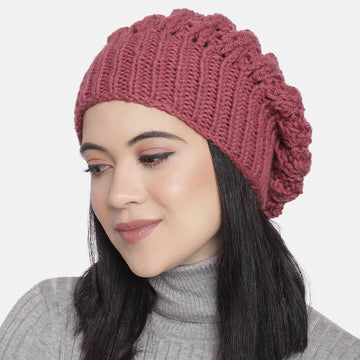 Pink Beanie - 2629