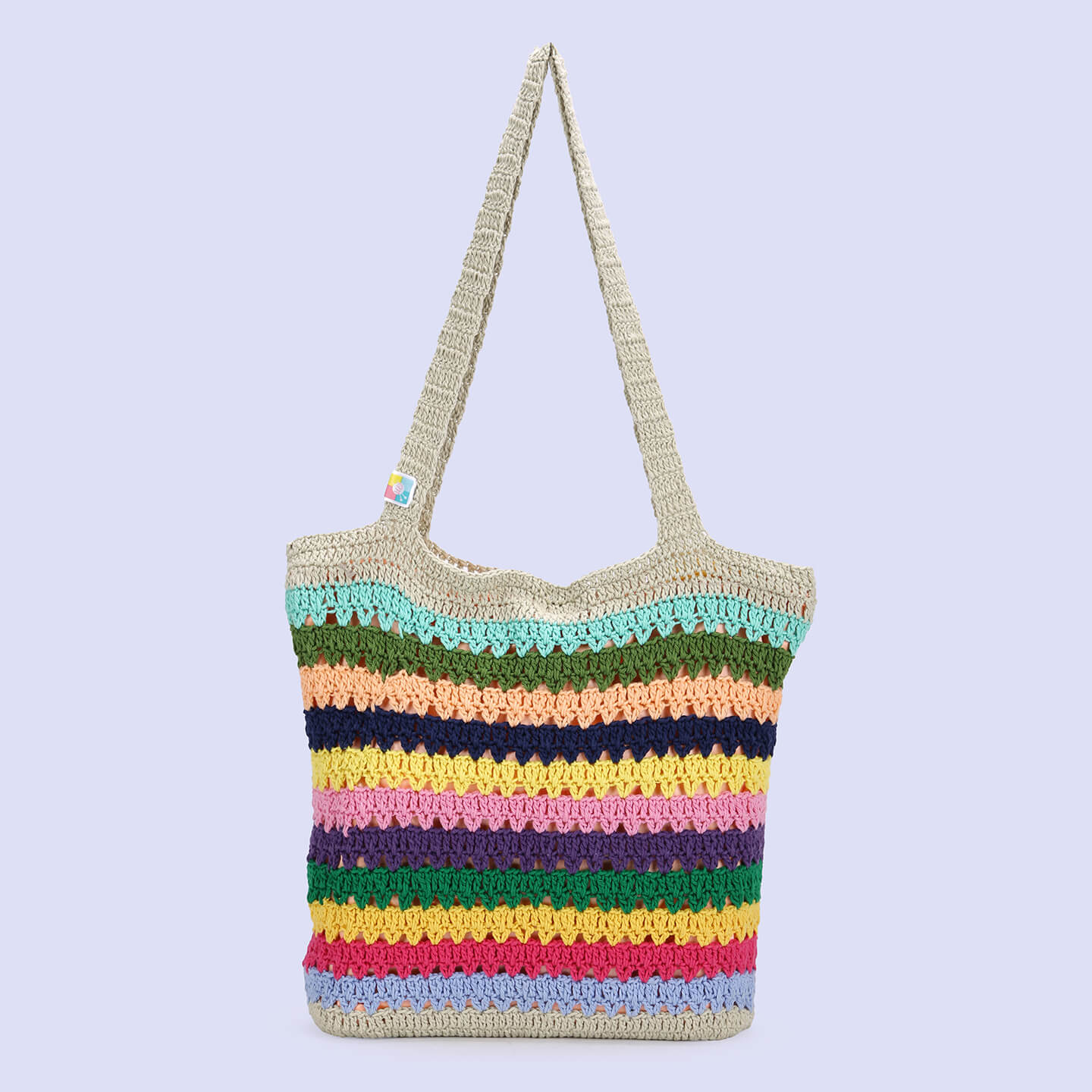 Handmade Crochet Bag - Multi Color 3044