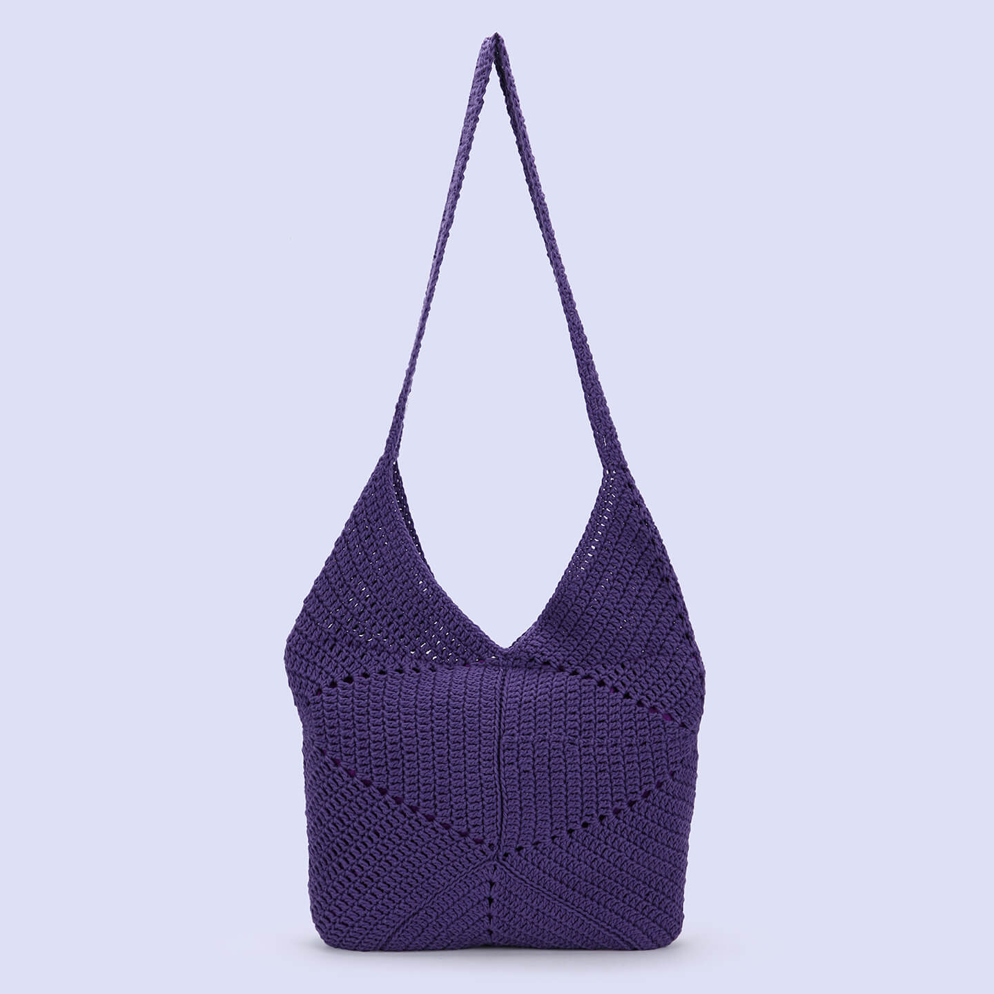 Handmade Crochet Bag - Purple 3050