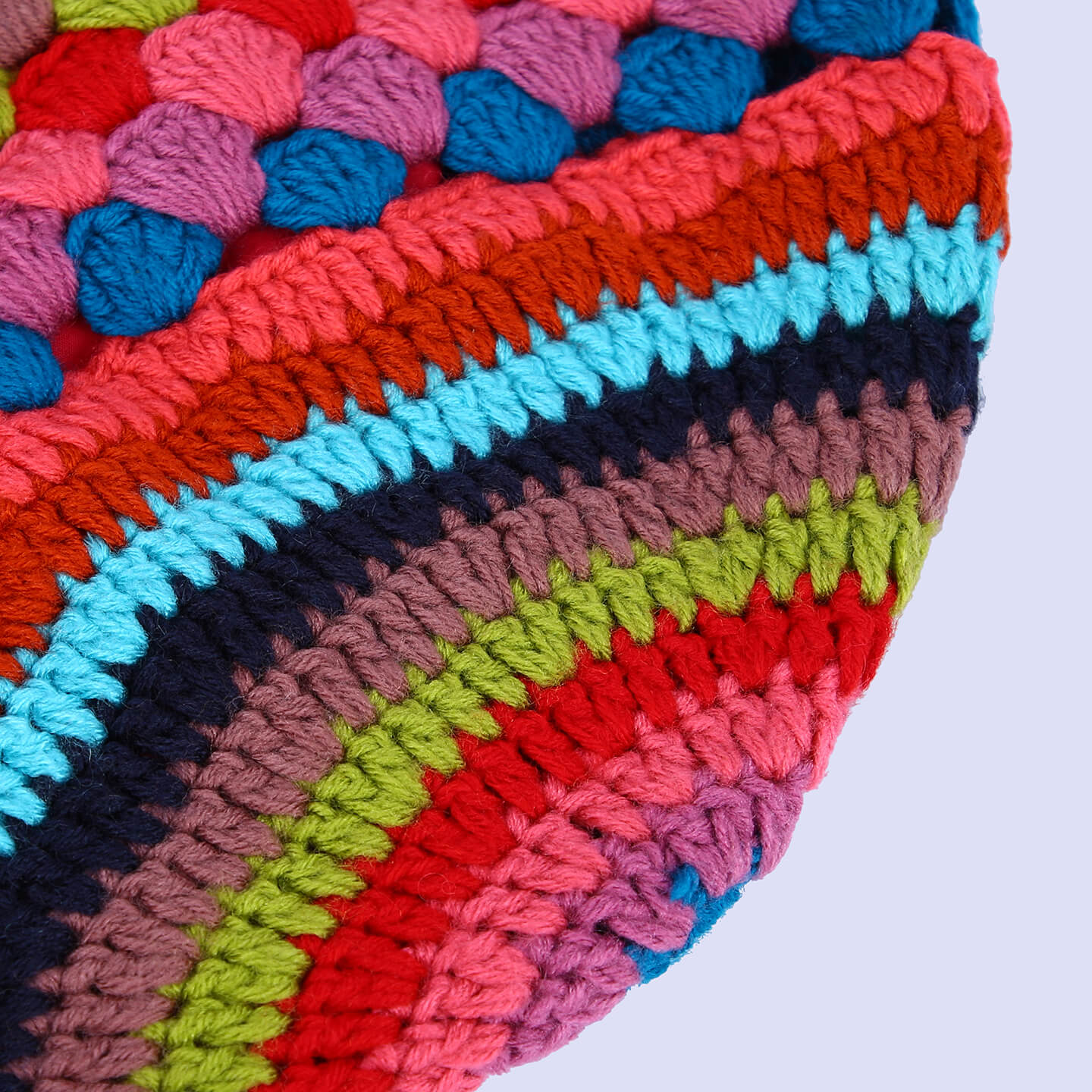 Handmade Crochet Bag - Multi Color 3051