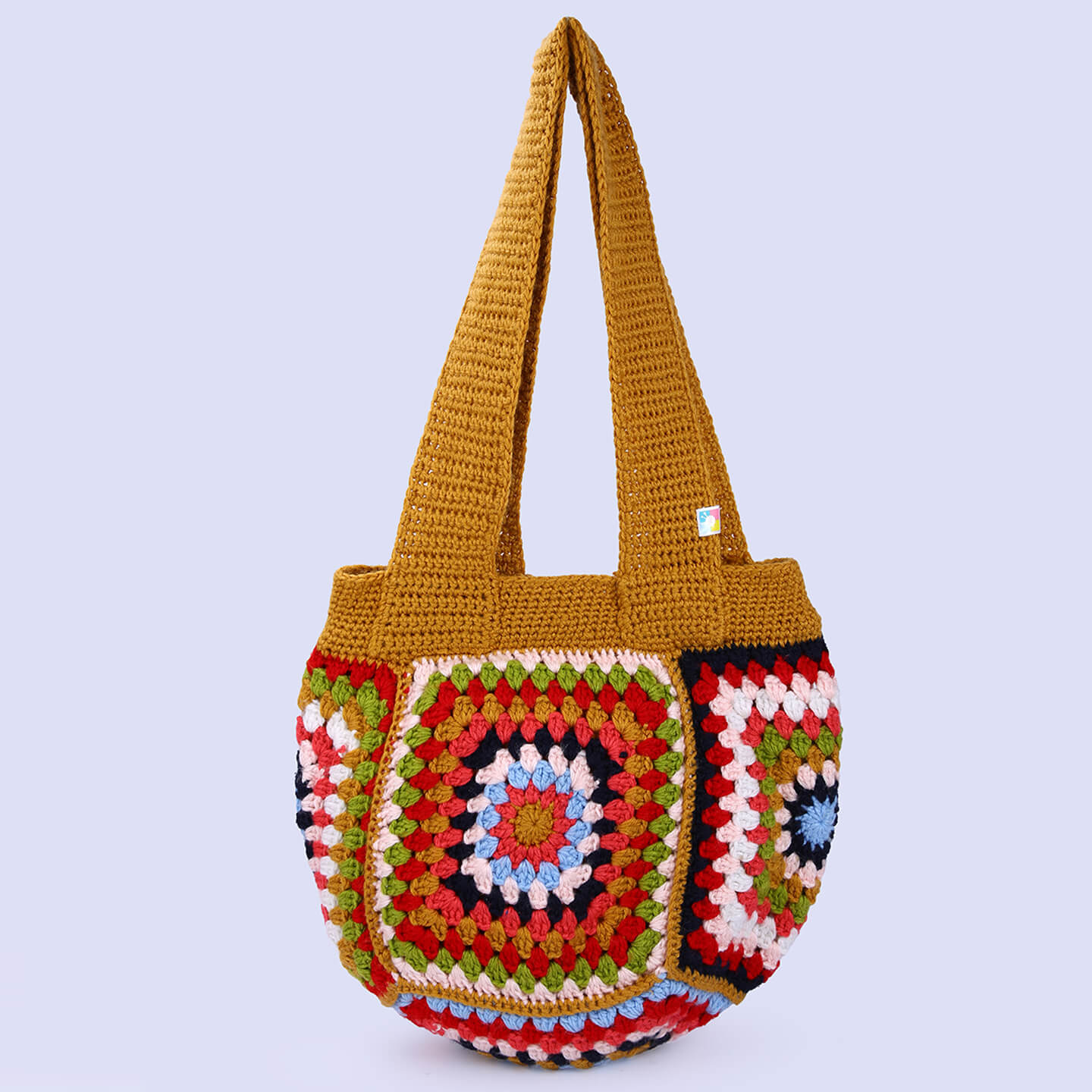 Handmade Crochet Bag - Multi Color 3054