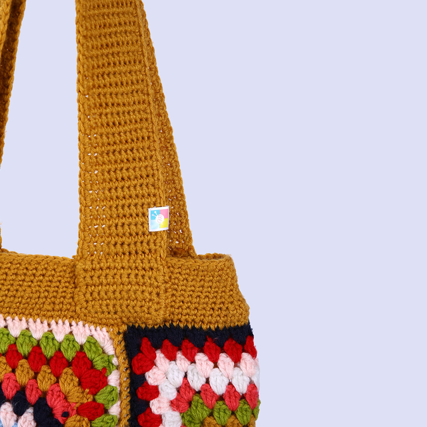 Handmade Crochet Bag - Multi Color 3054