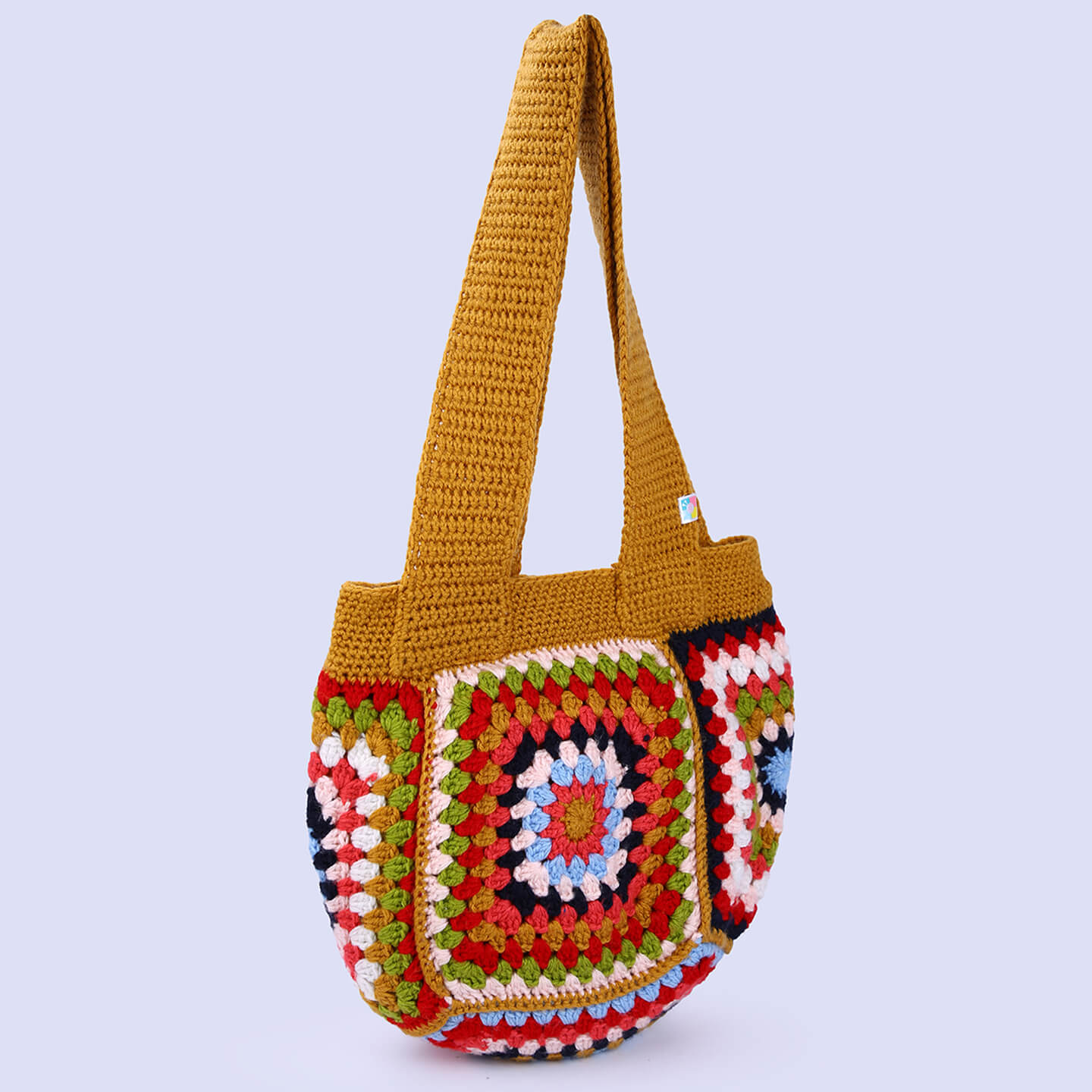 Handmade Crochet Bag - Multi Color 3054
