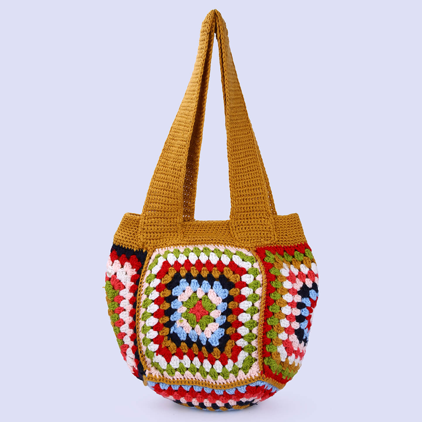 Handmade Crochet Bag - Multi Color 3054