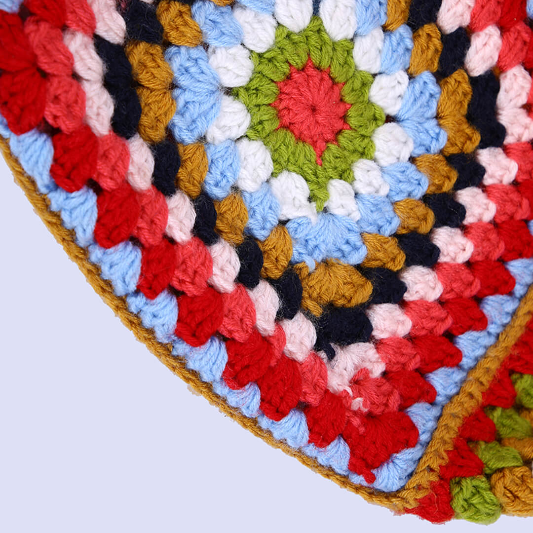 Handmade Crochet Bag - Multi Color 3054