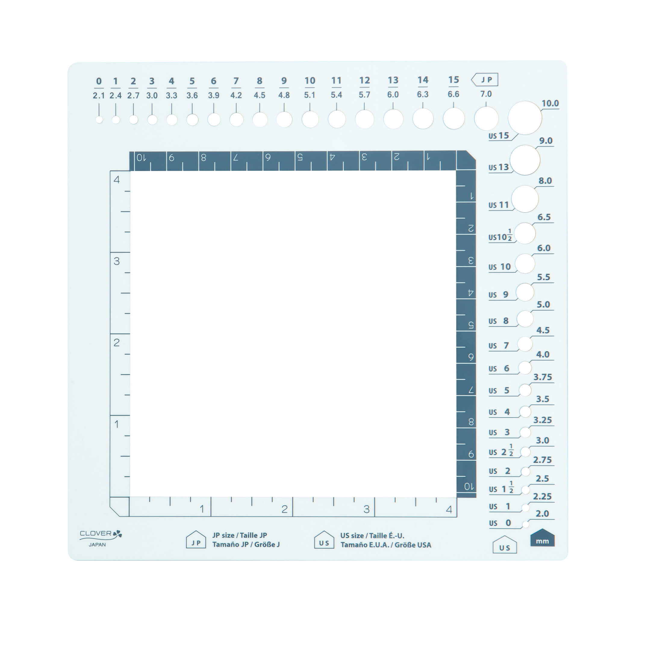 Swatch Ruler and Needle Gauge by Clover