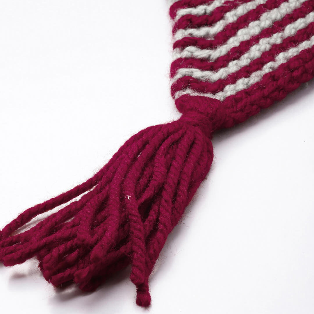 Thick Knitted Shawl Scarf - 3225