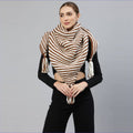 Thick Knitted Shawl Scarf - 3283