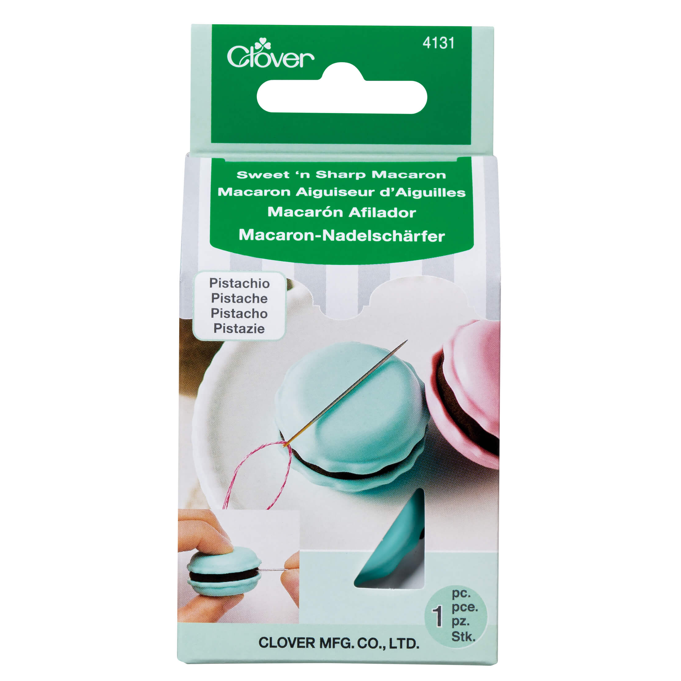 Sweet’n Sharp Macaron | Needle Holder & Sharpener by Clover