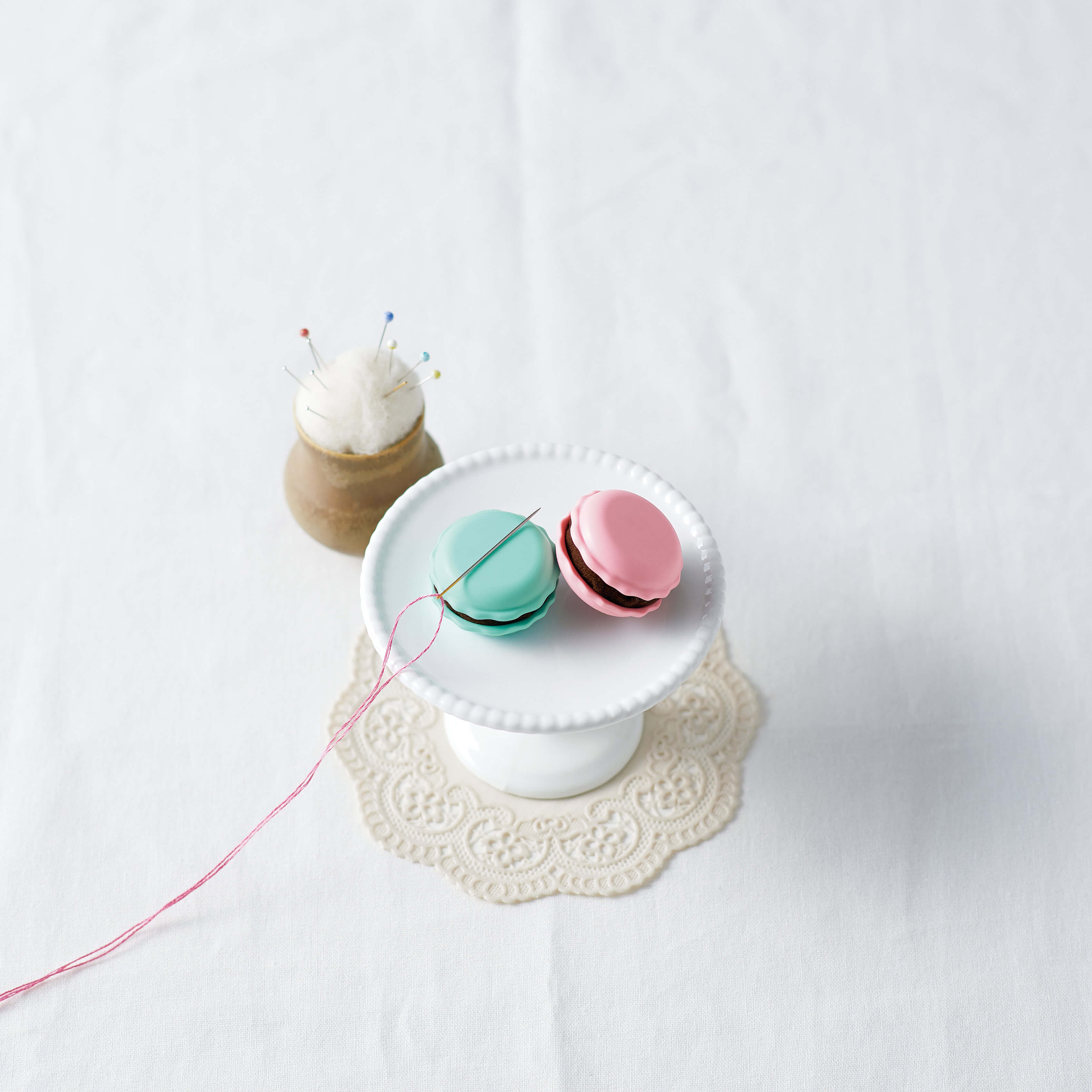 Sweet’n Sharp Macaron | Needle Holder & Sharpener by Clover