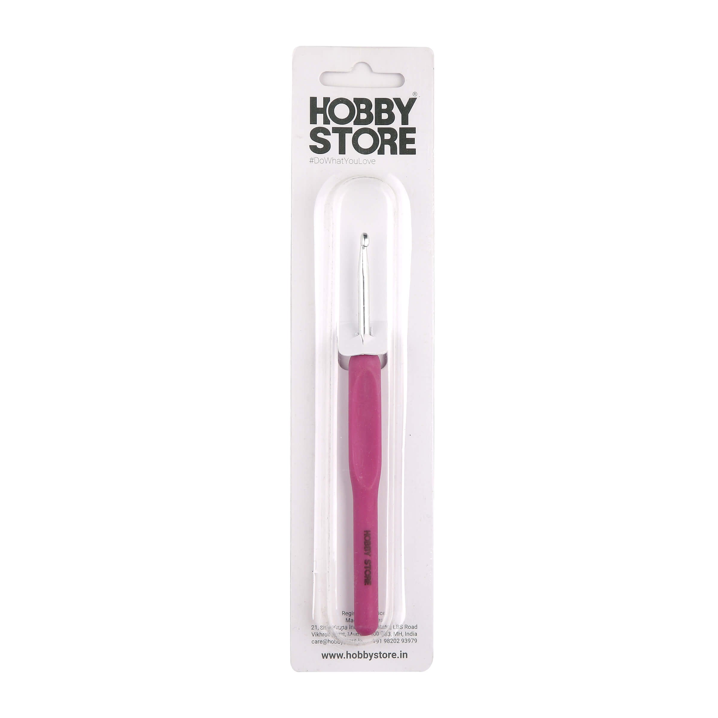 Aluminium Crochet Hooks with Plastic Handle by Hobby Store