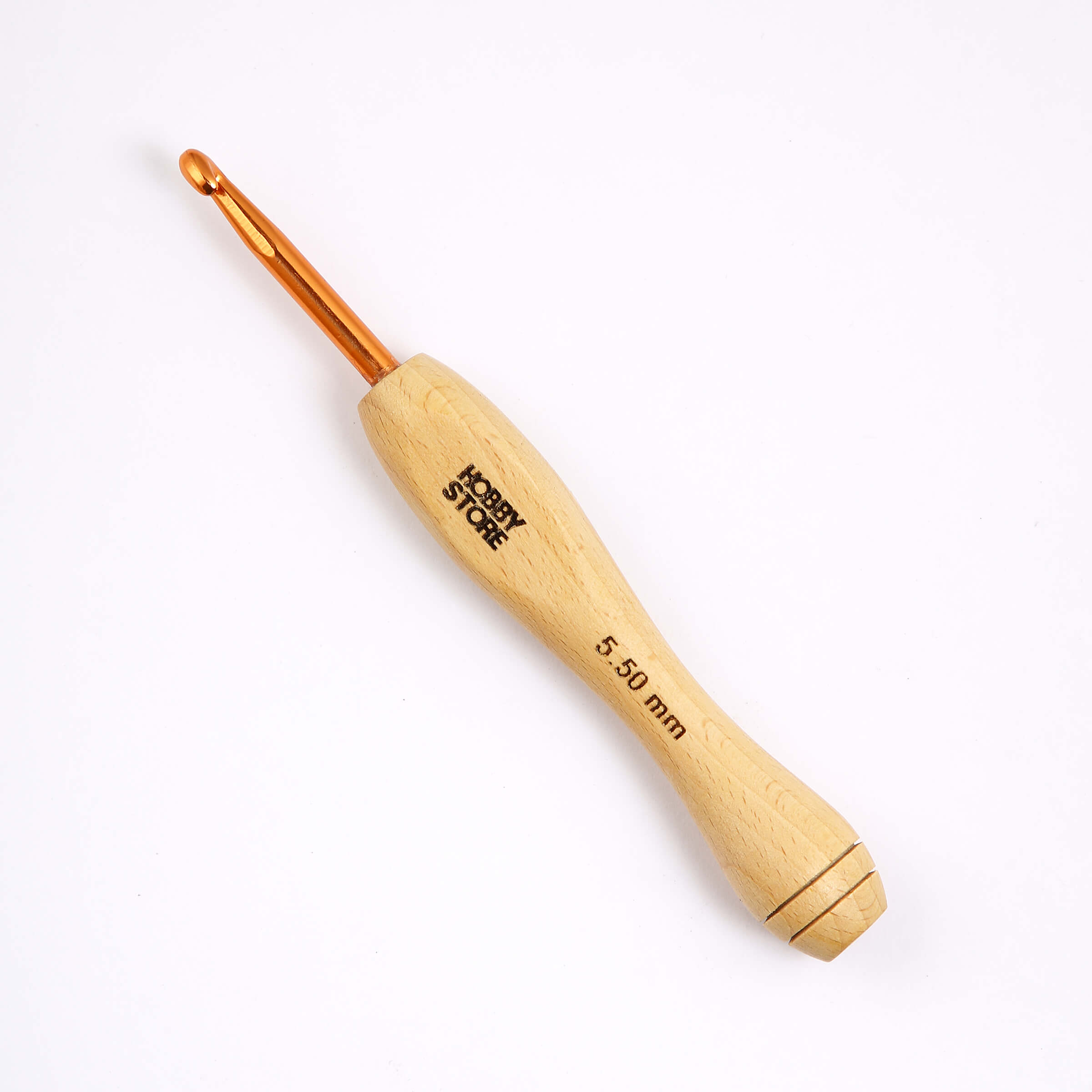 Aluminium Crochet Hook with Wood Handle by Hobby Store