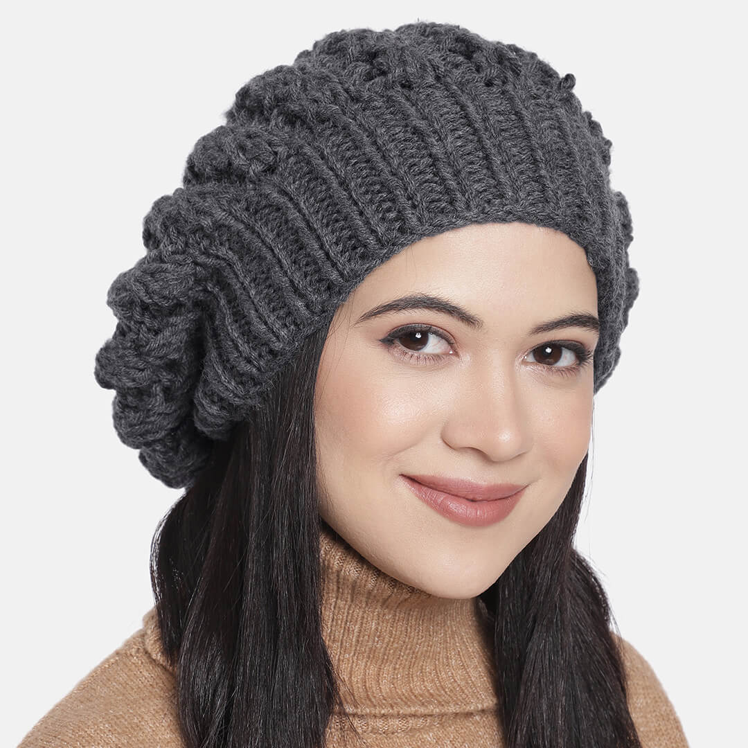 Grey Beanie - 819
