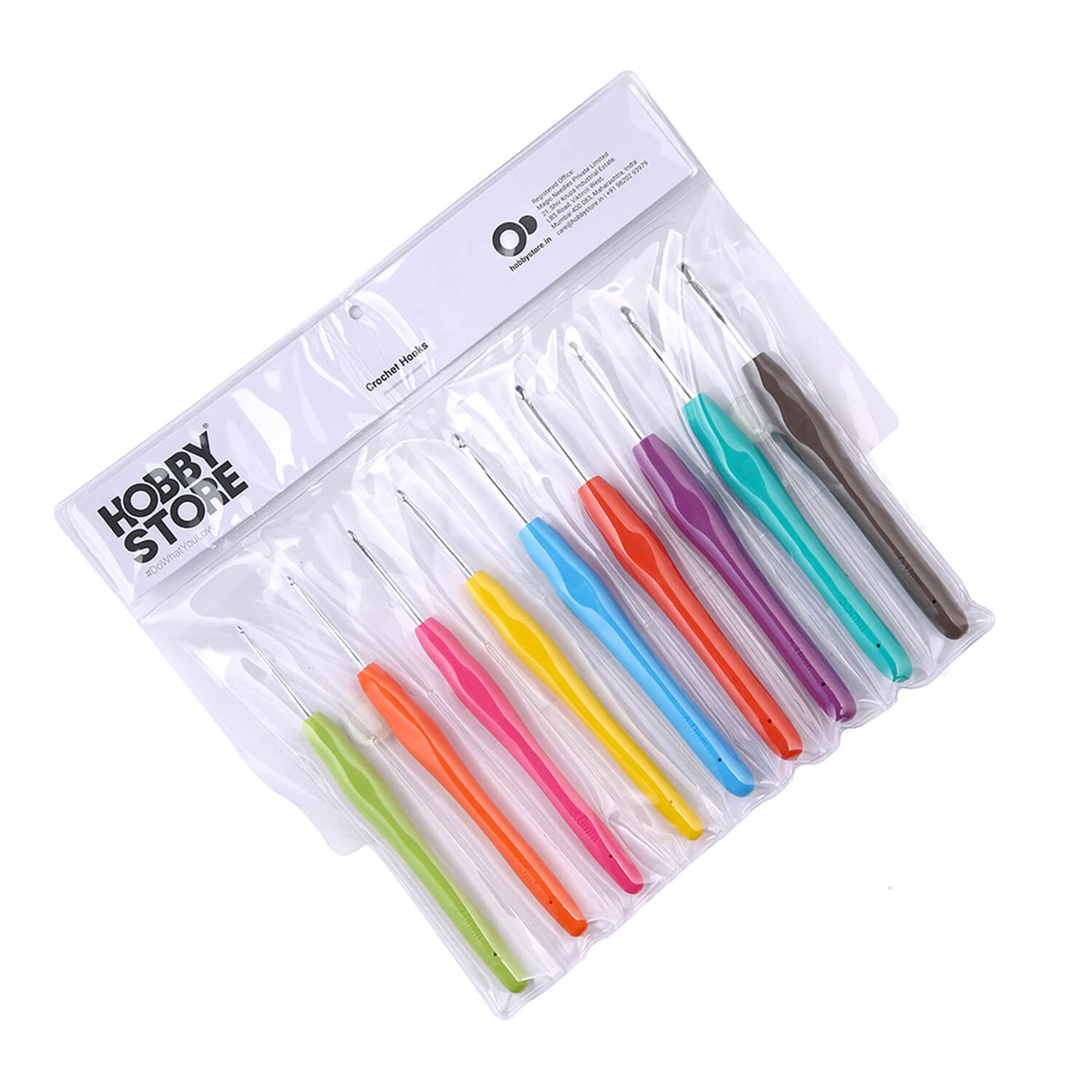 Aluminium Crochet Hooks with Rubber Handle by Hobby Store