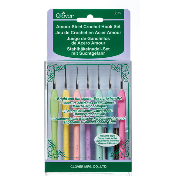 Clover Amour Crochet Hook - 7 Pcs Set