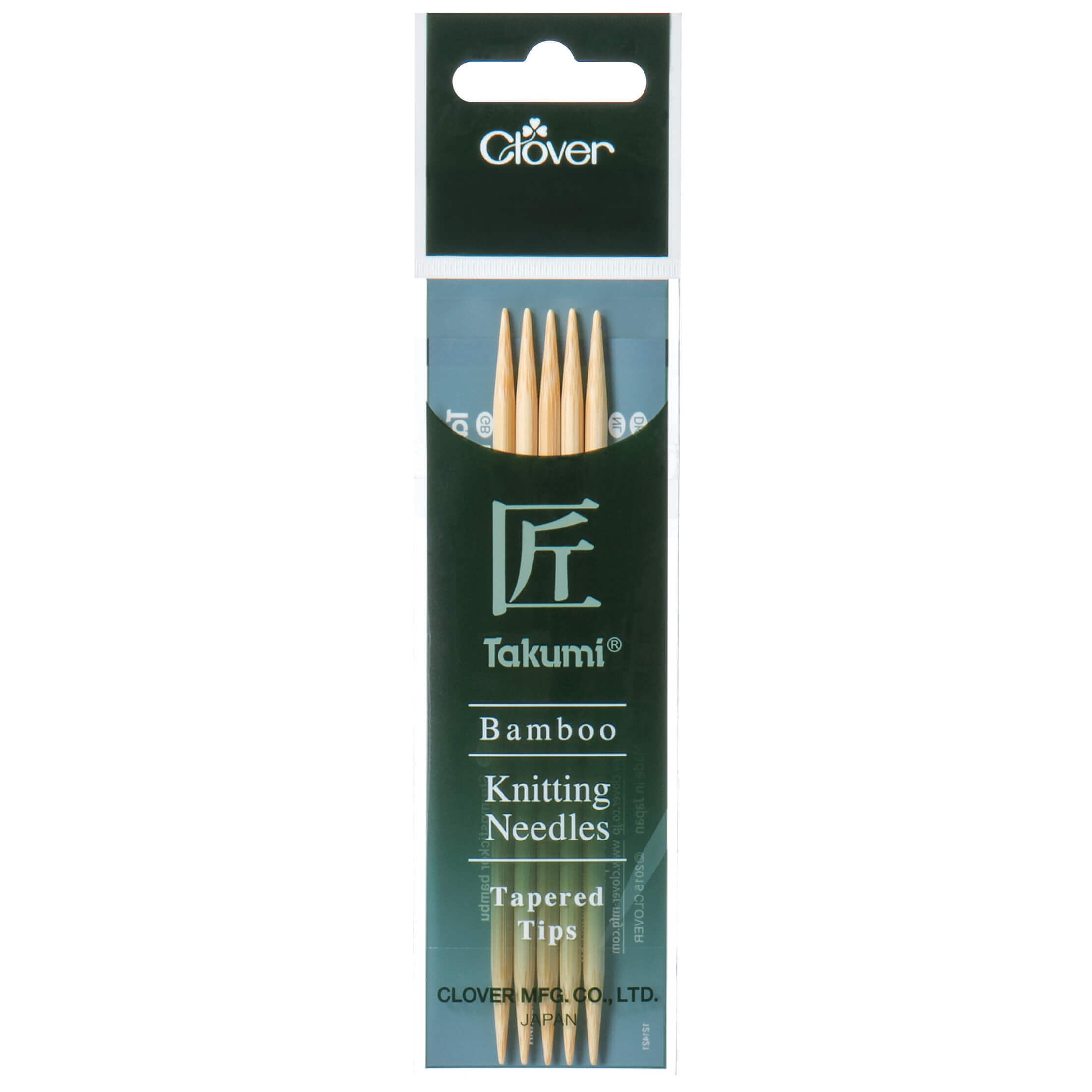 Double Pointed Bamboo Knitting Needles Takumi by Clover