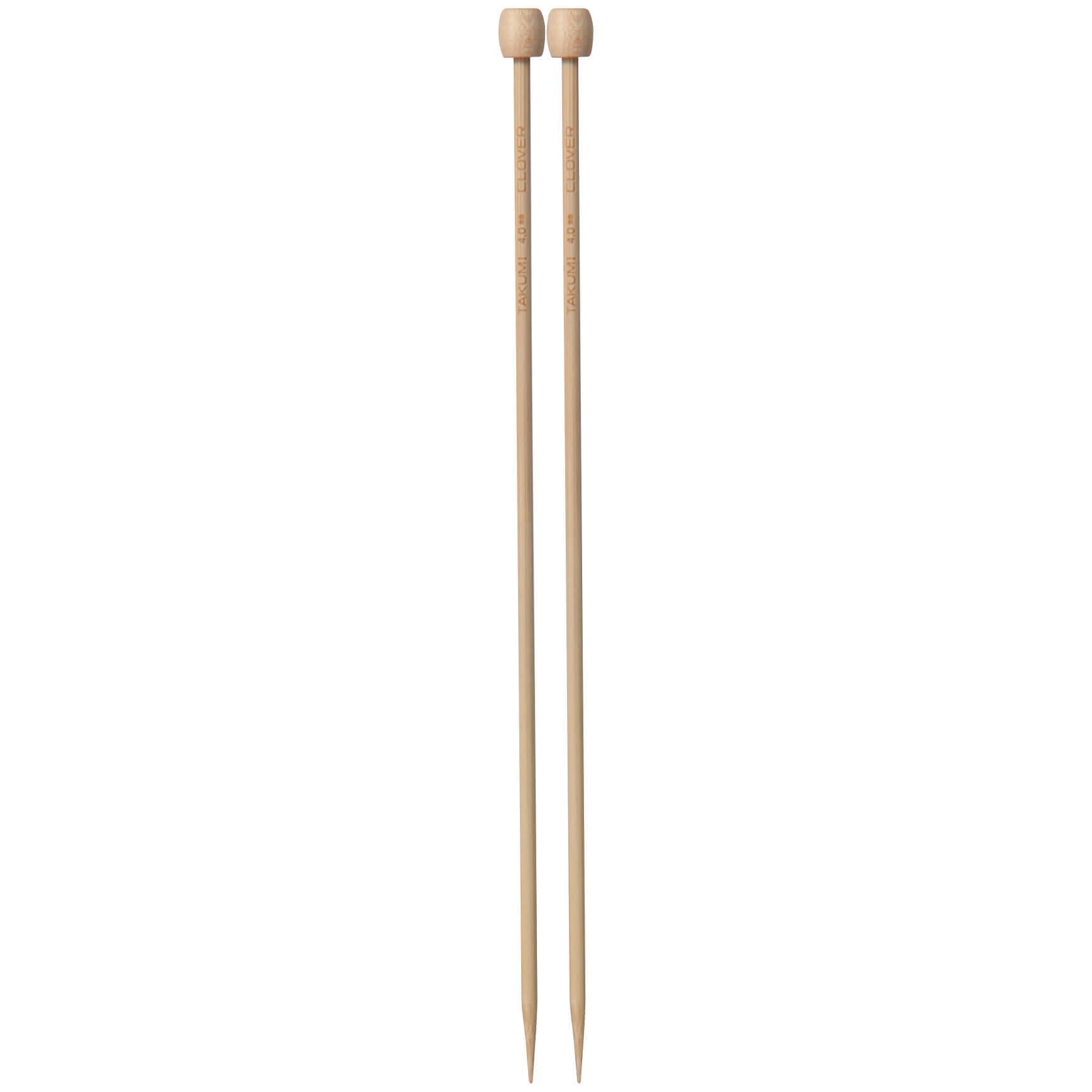 Single Pointed Bamboo Knitting Needles Takumi by Clover