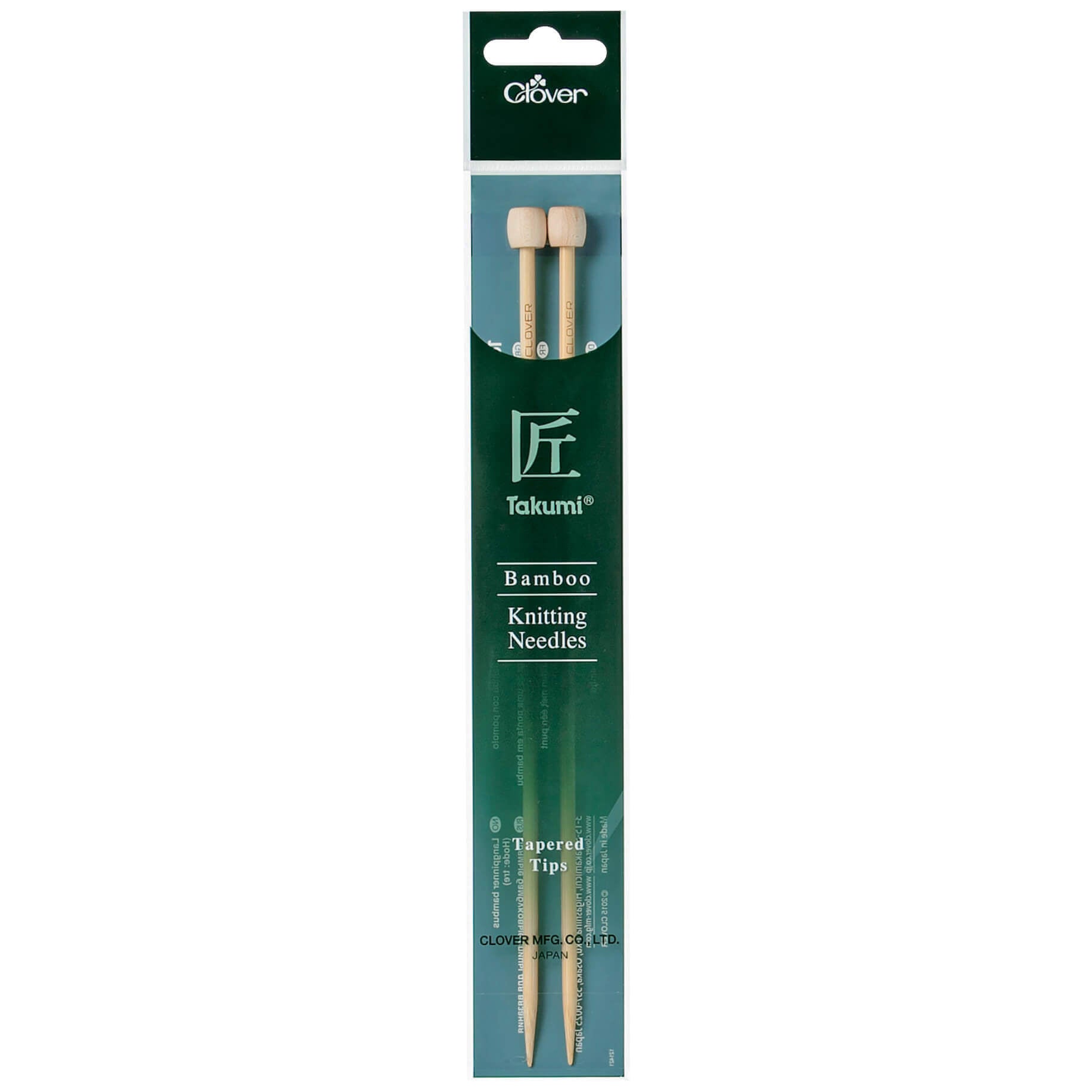 Single Pointed Bamboo Knitting Needles Takumi by Clover
