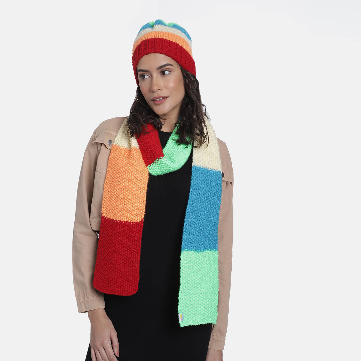 Beanie and Scarf Coordinating Set - 3301