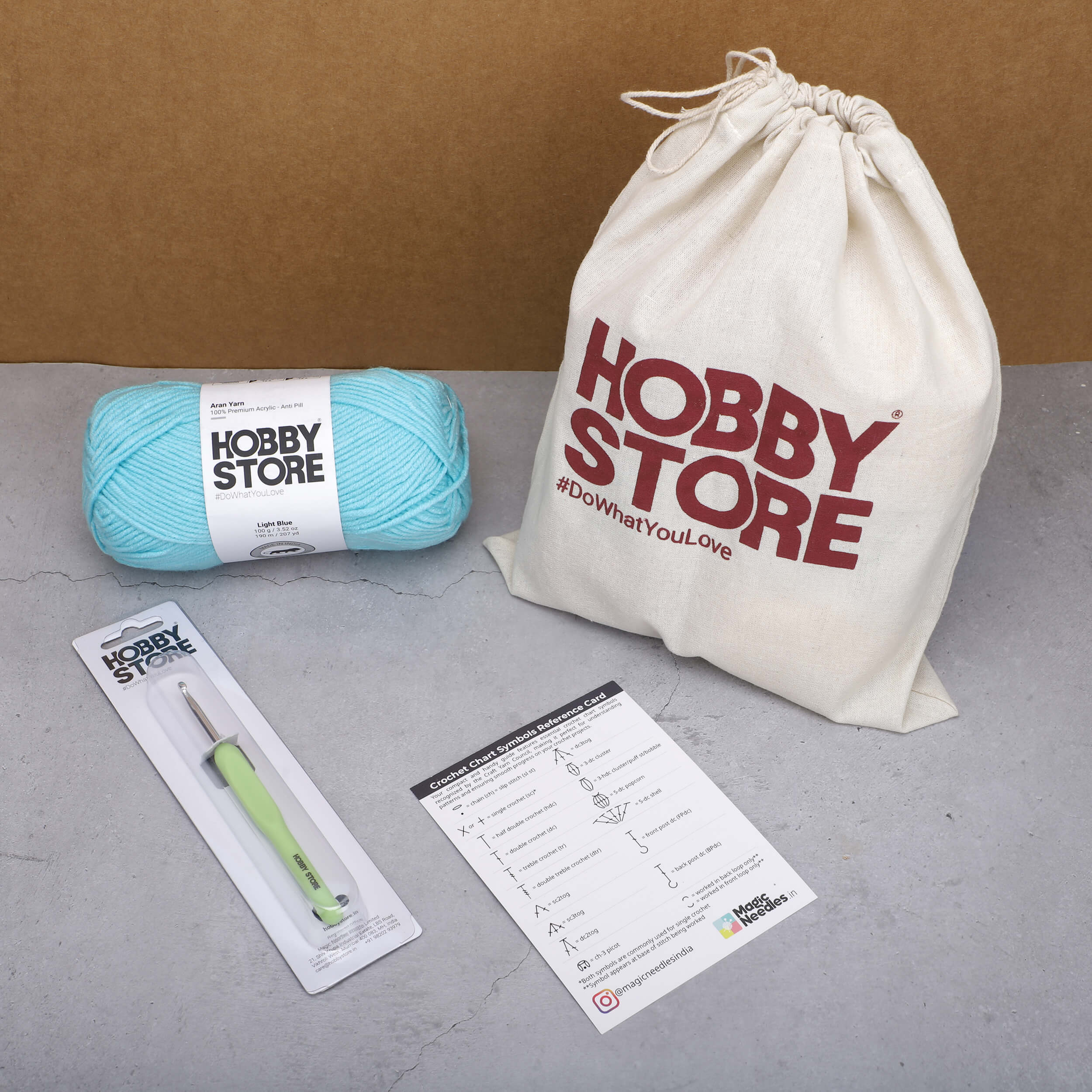 Bear Minimum Beginner’s Crochet Kit by Hobby Store