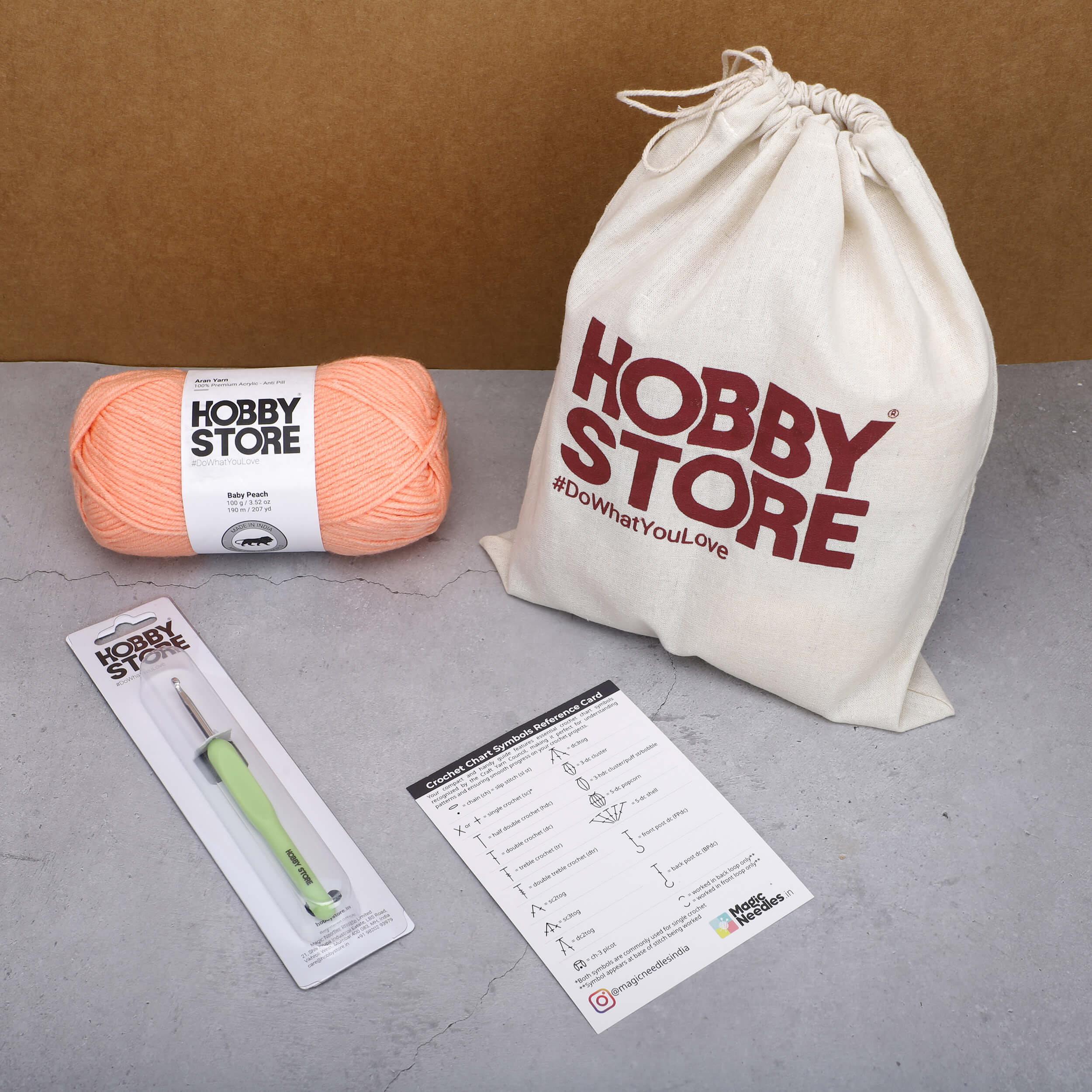 Bear Minimum Beginner’s Crochet Kit by Hobby Store