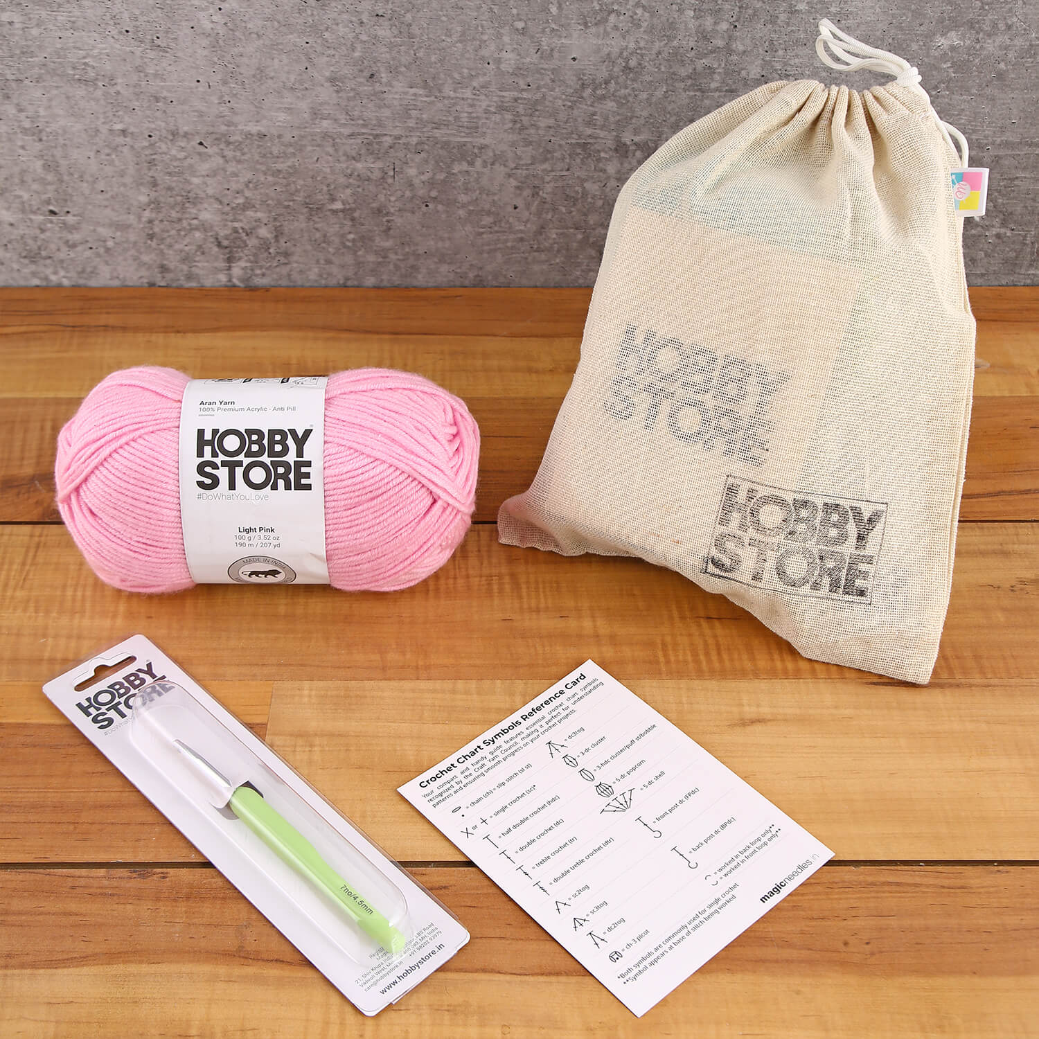 Bear Minimum Beginner’s Crochet Kit by Hobby Store