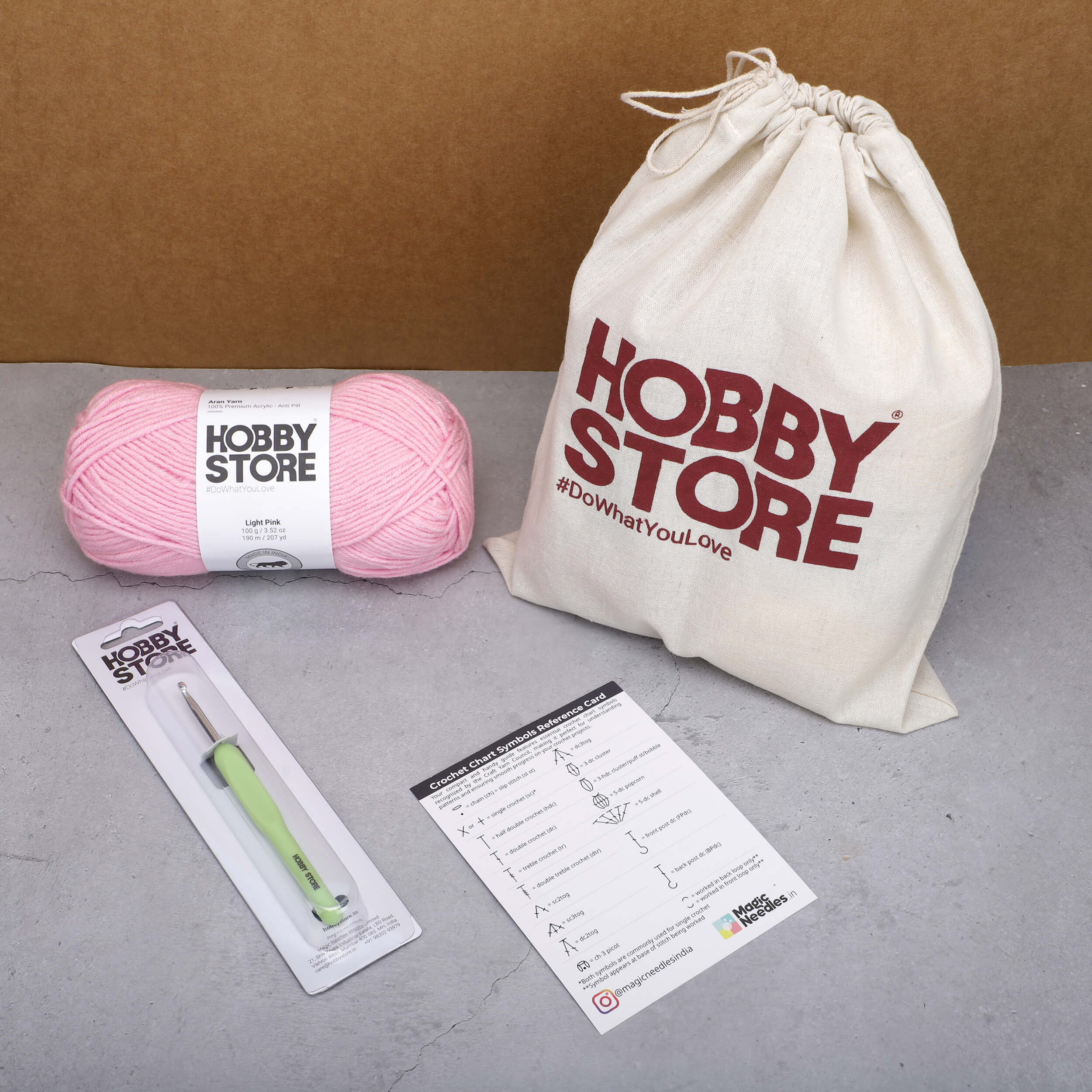 Bear Minimum Beginner’s Crochet Kit by Hobby Store