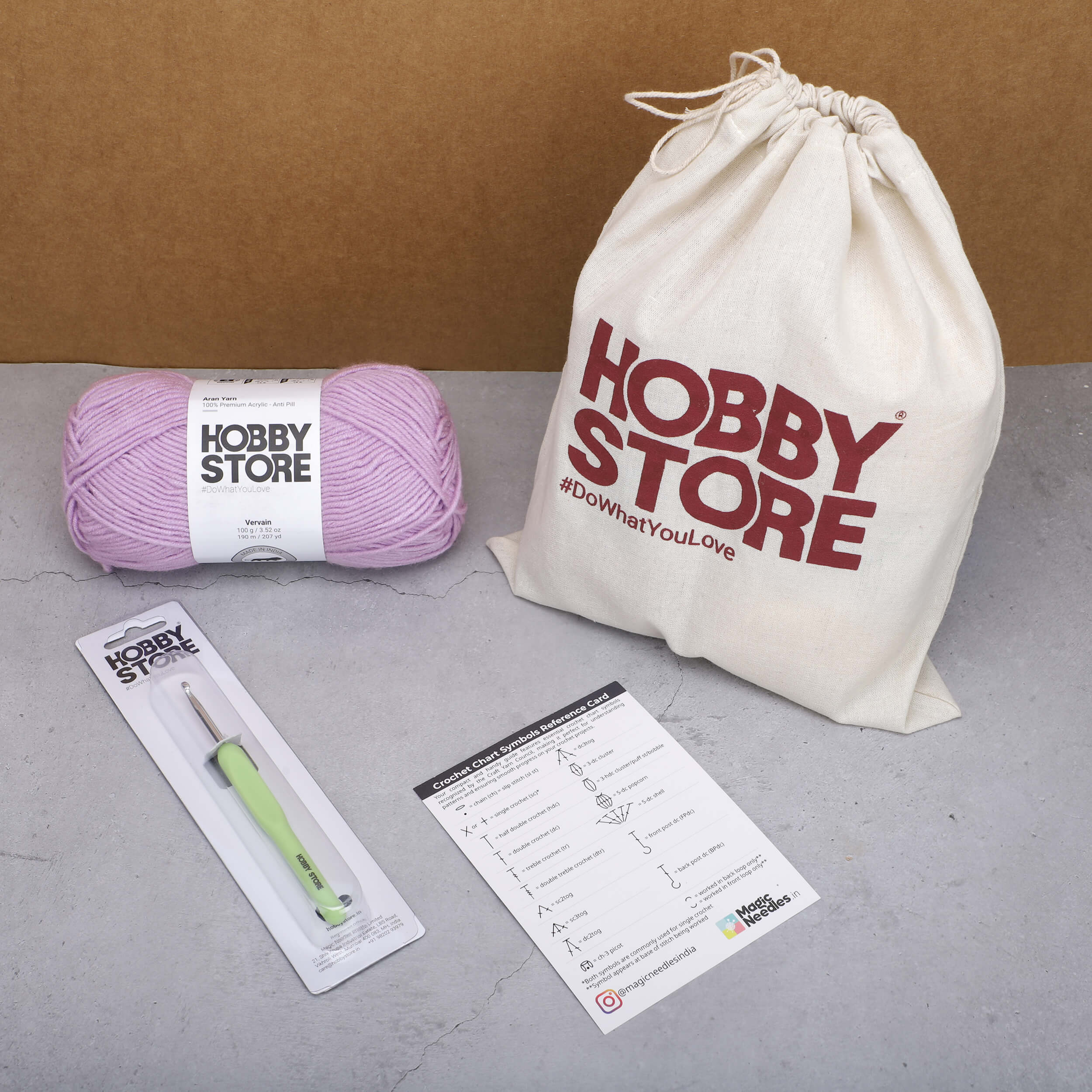 Bear Minimum Beginner’s Crochet Kit by Hobby Store