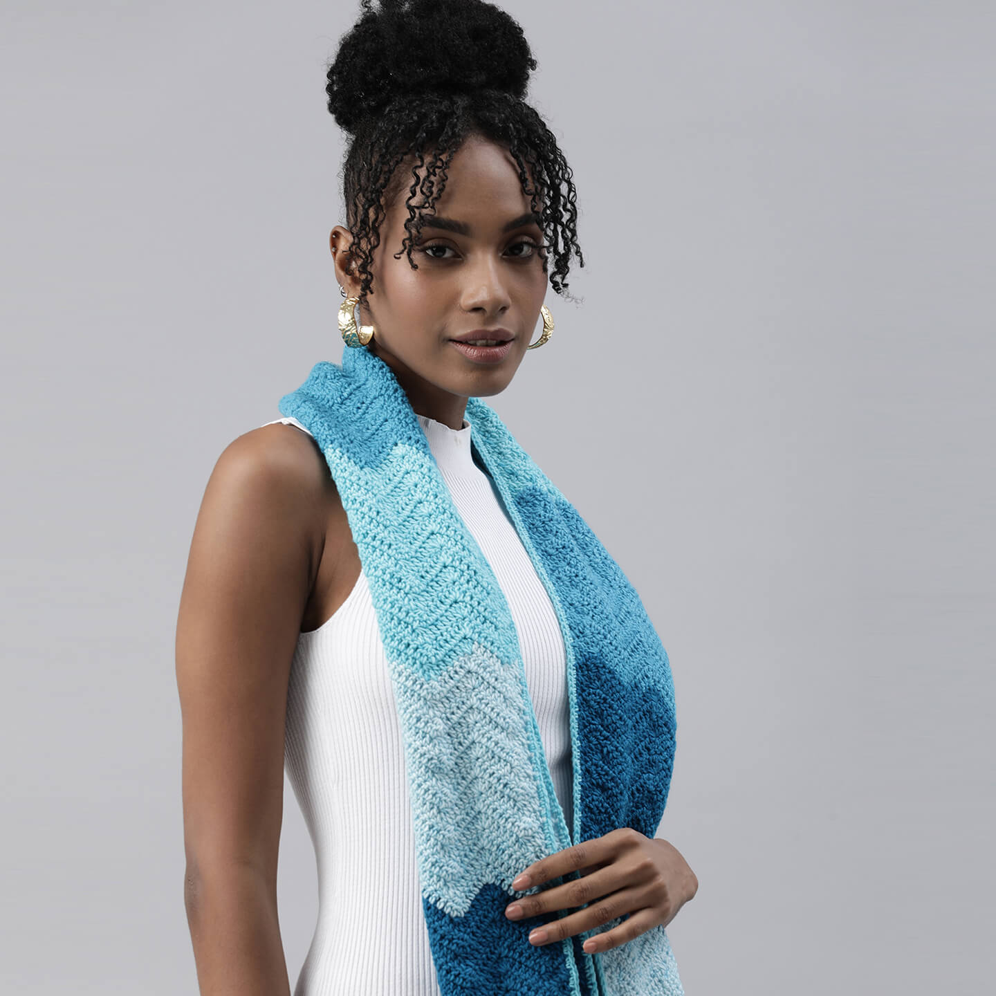 Bombay Blues Scarf - 3096