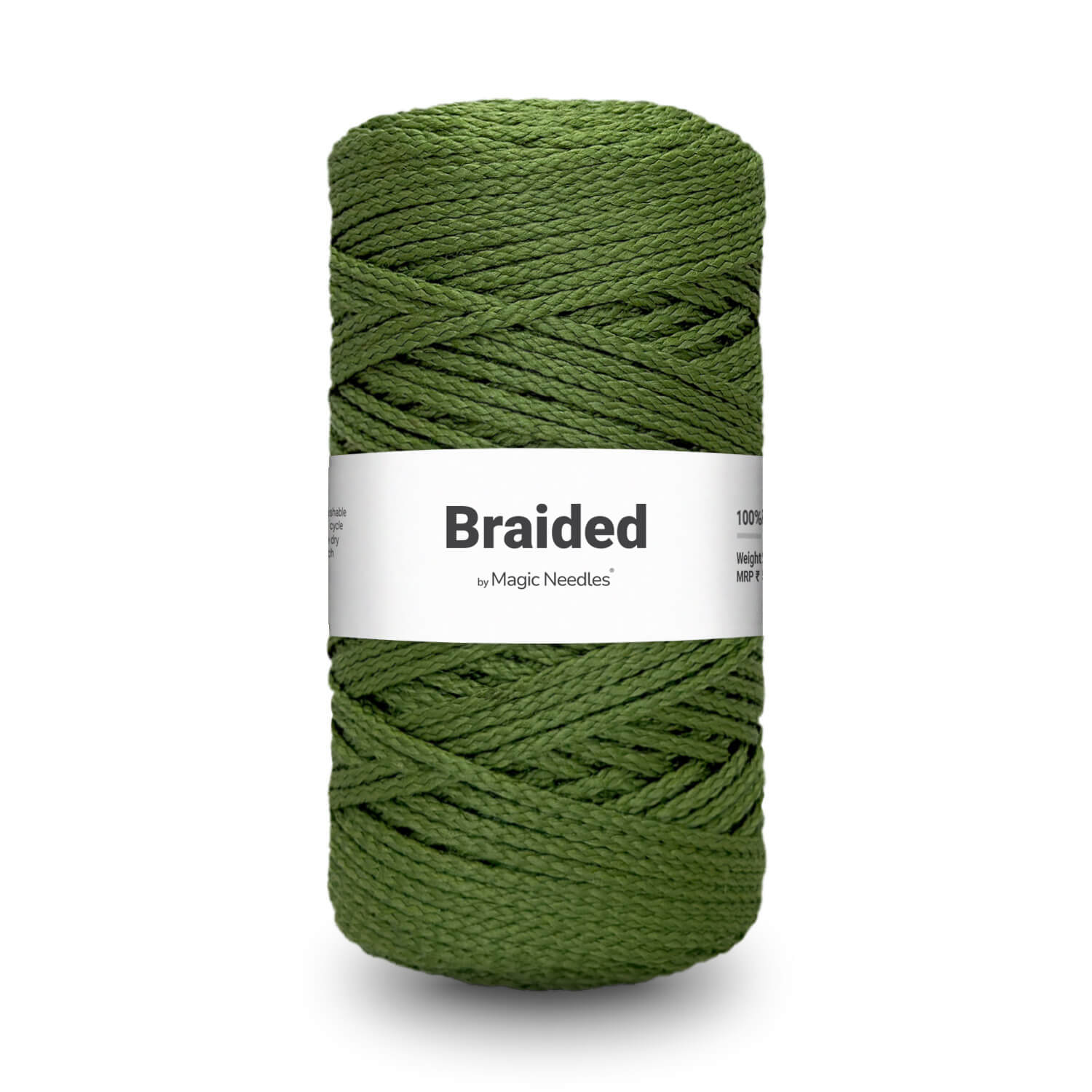 Braided Polyester Rope - Green - 1