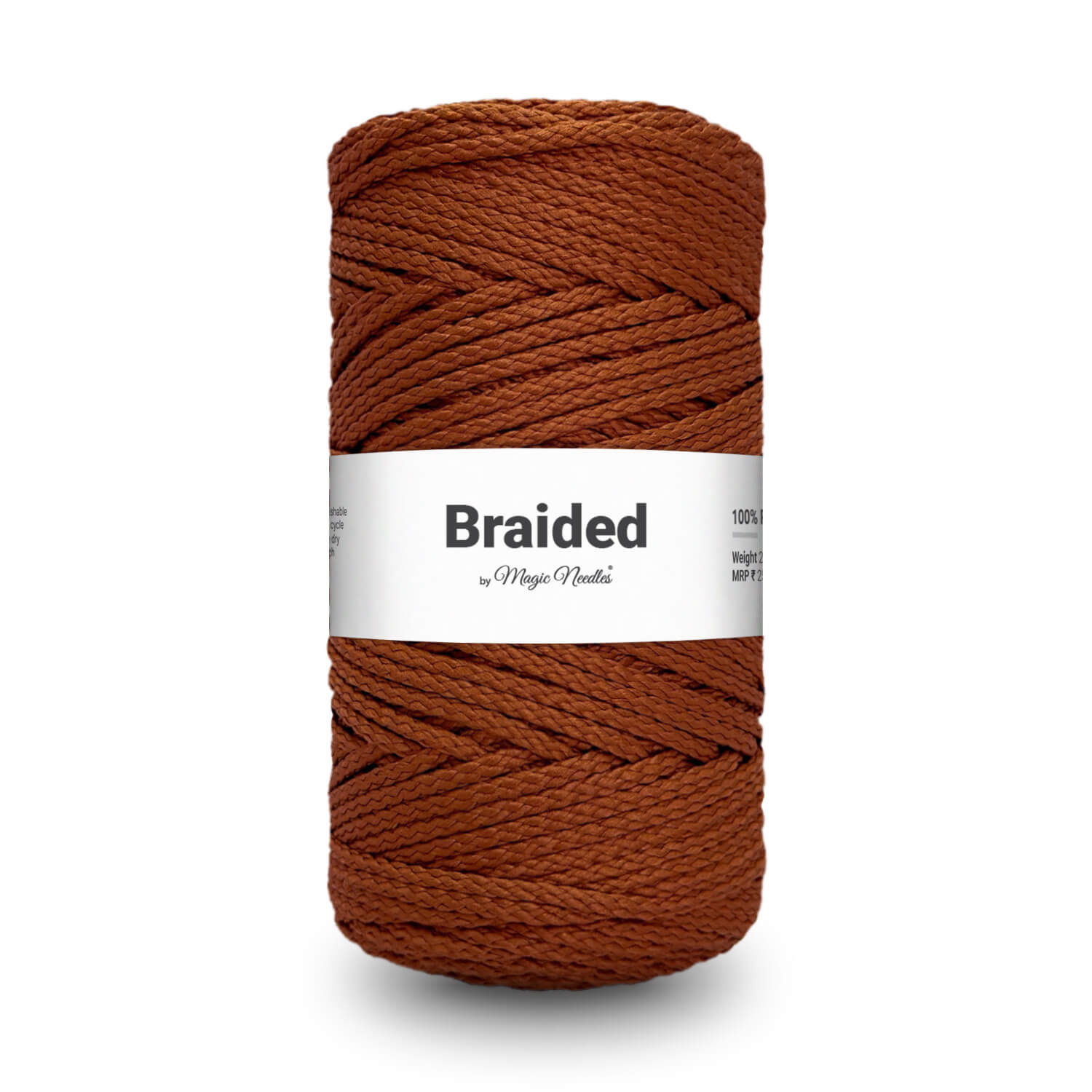 Braided Polyester Rope - Brick - 14