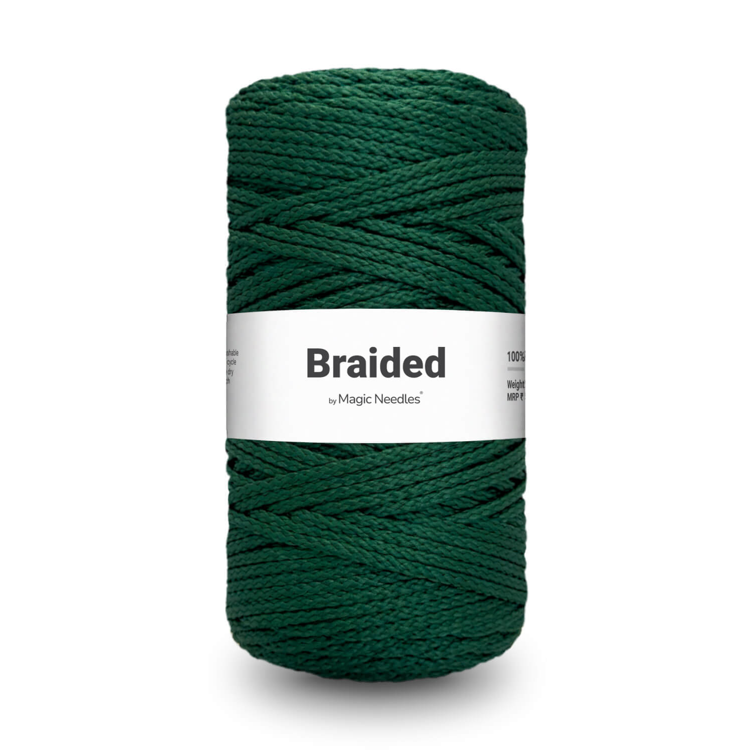 Braided Polyester Rope - Green - 16
