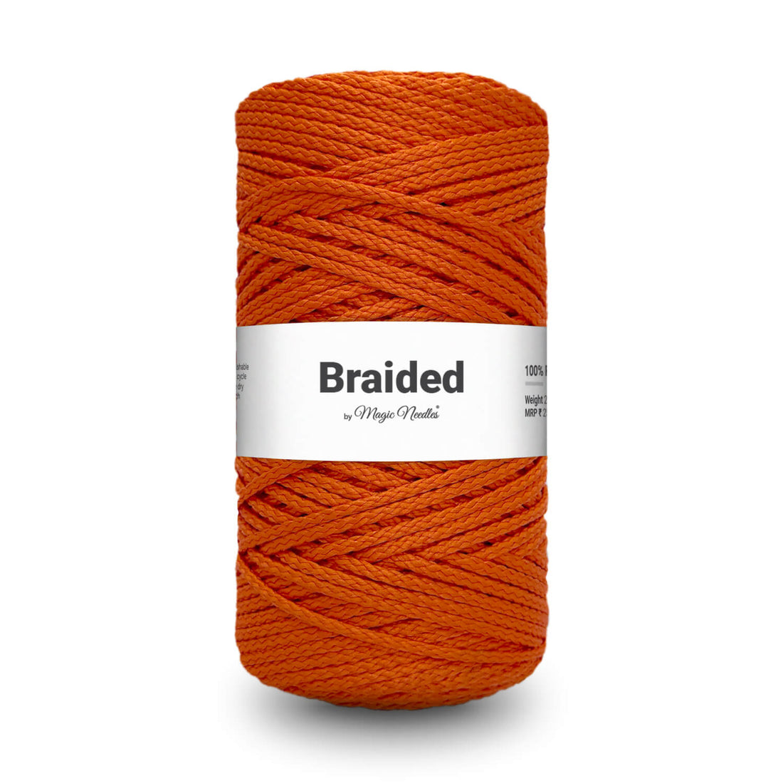 Braided Polyester Rope - Orange - 17