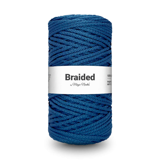 Braided Polyester Rope - Blue - 2