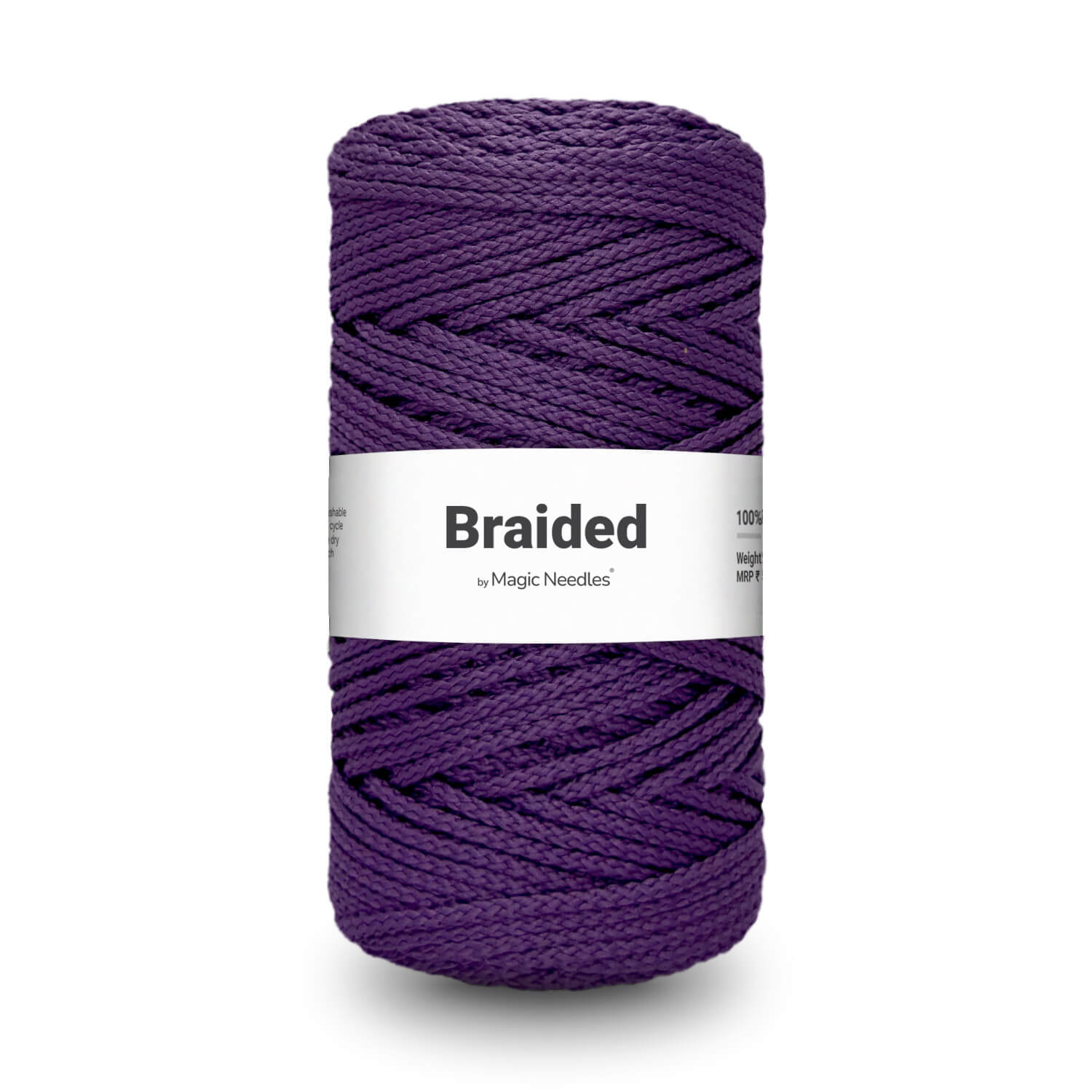 Braided Polyester Rope - Violet - 23
