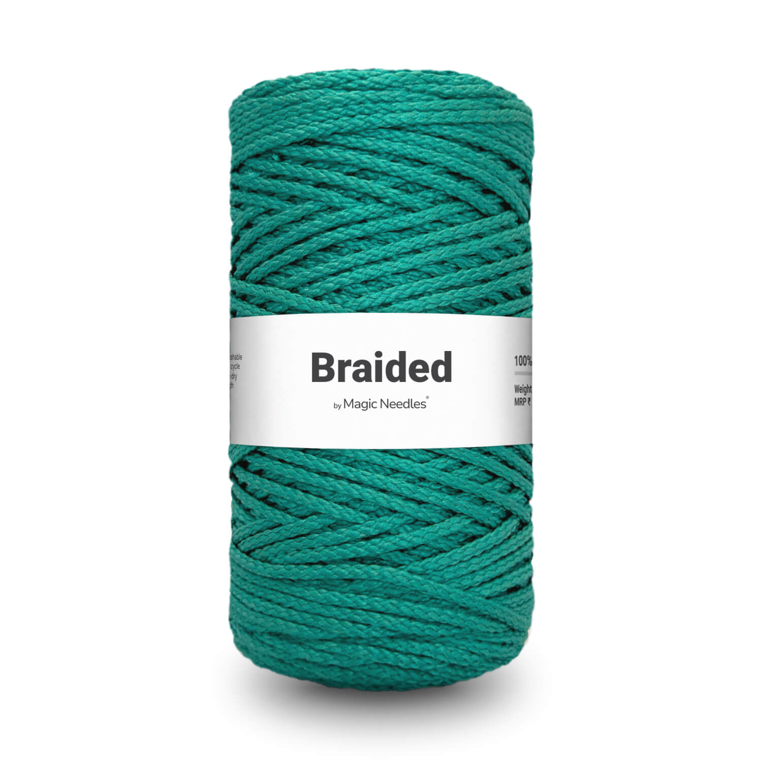 Braided Polyester Rope - Green - 25