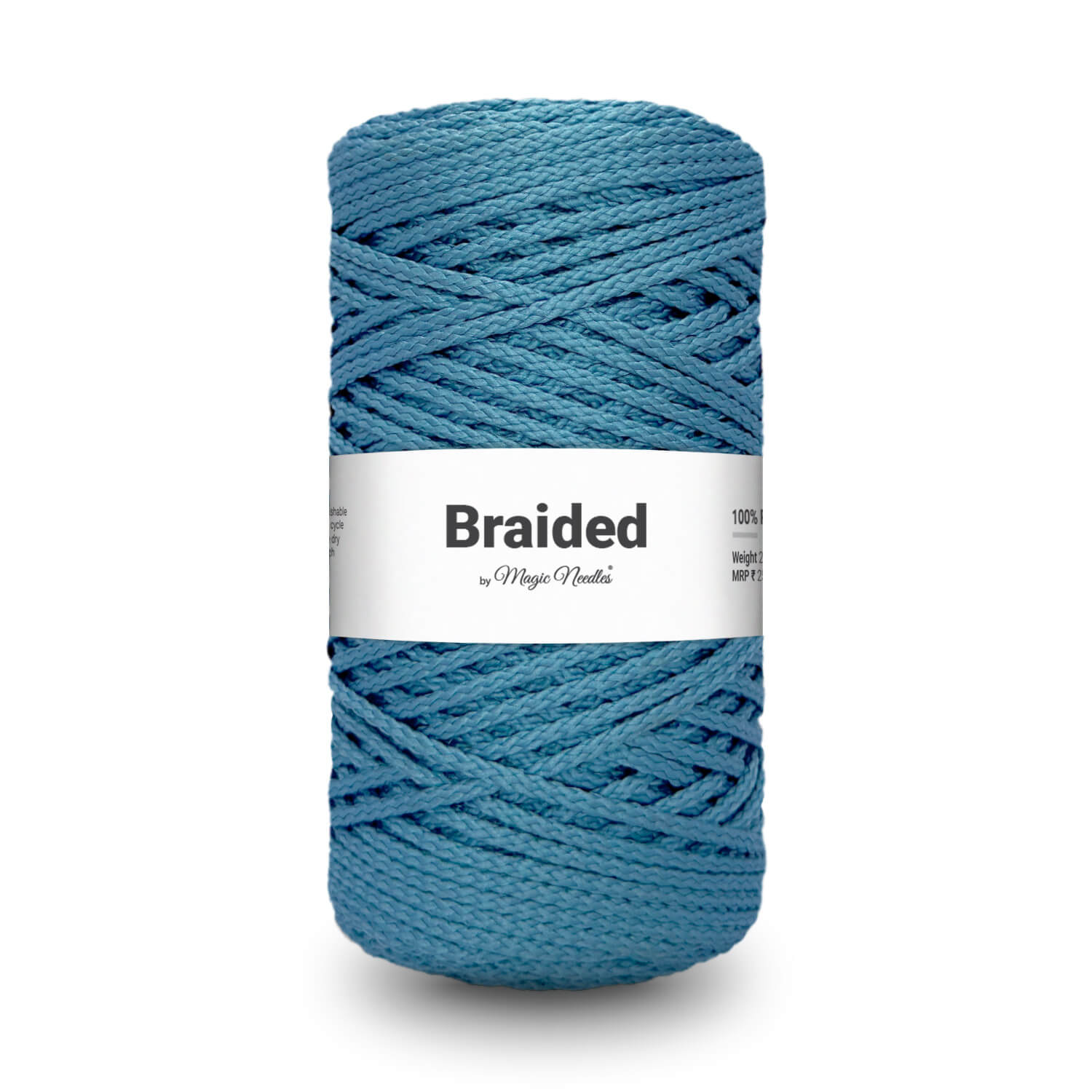Braided Polyester Rope - Blue - 26