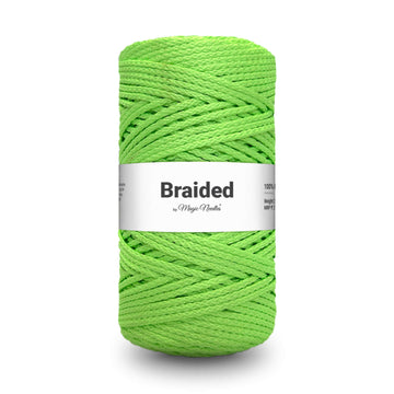 Braided Polyester Rope - Fluorescent Green - 29