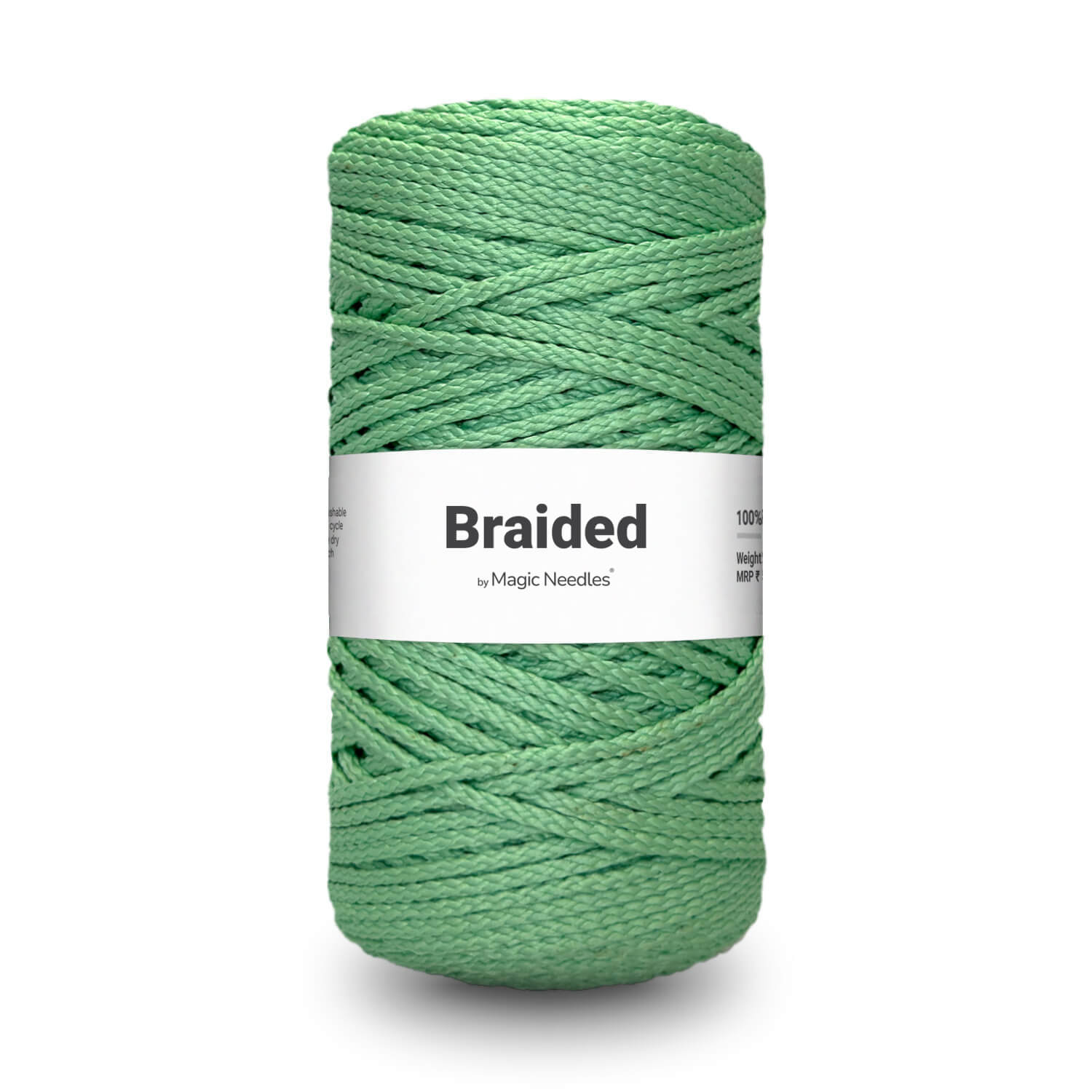 Braided Polyester Rope - Green - 30
