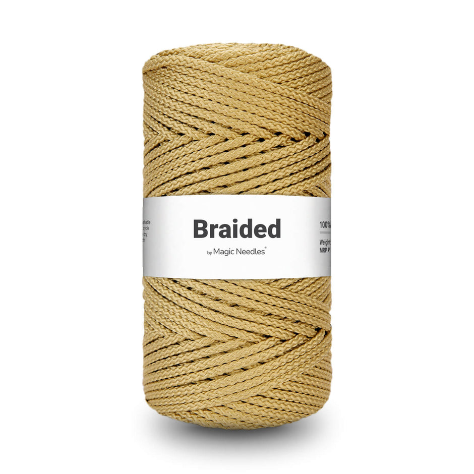 Braided Polyester Rope – Strong Macramé & Craft Rope – Magic Needles