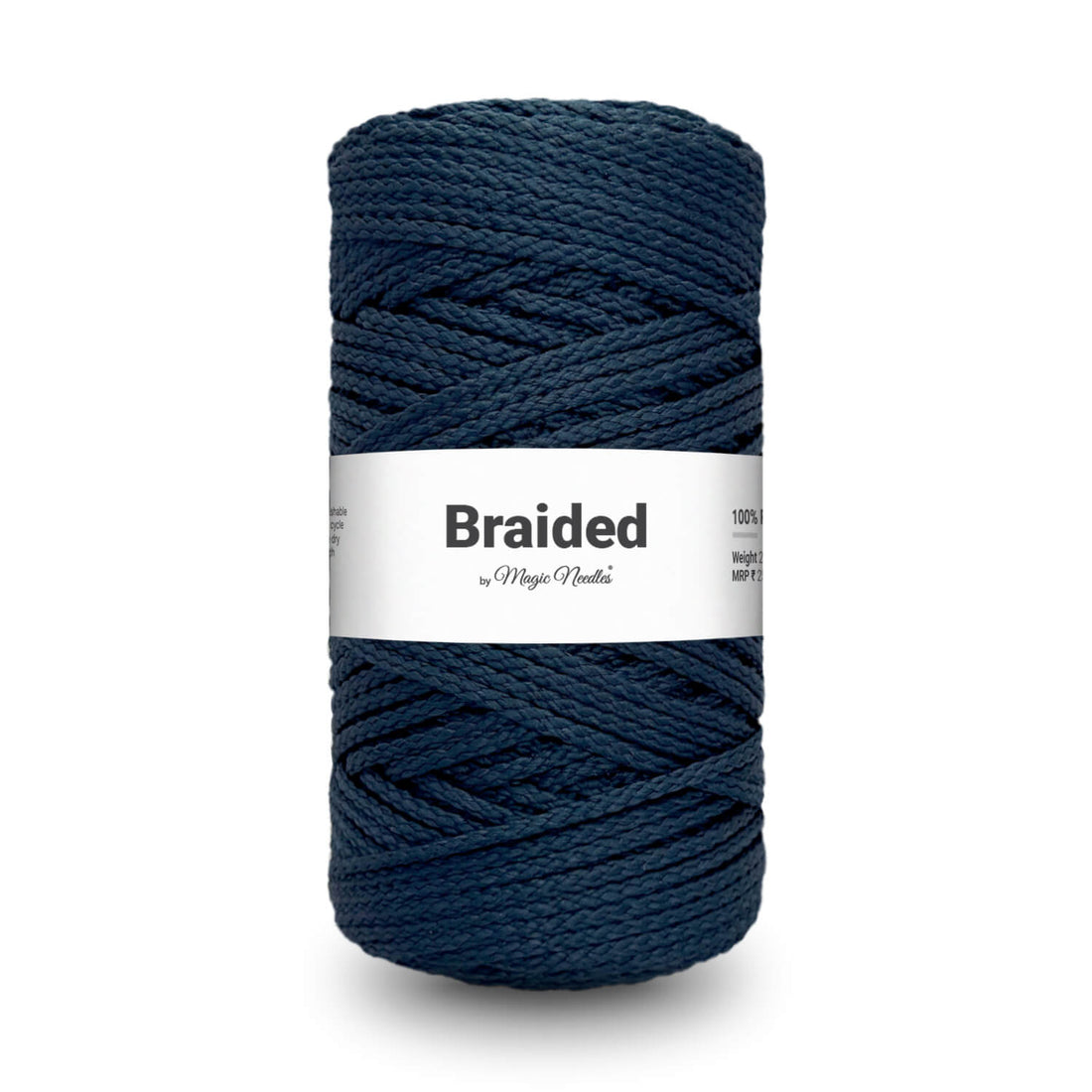 Braided Polyester Rope - Blue - 8