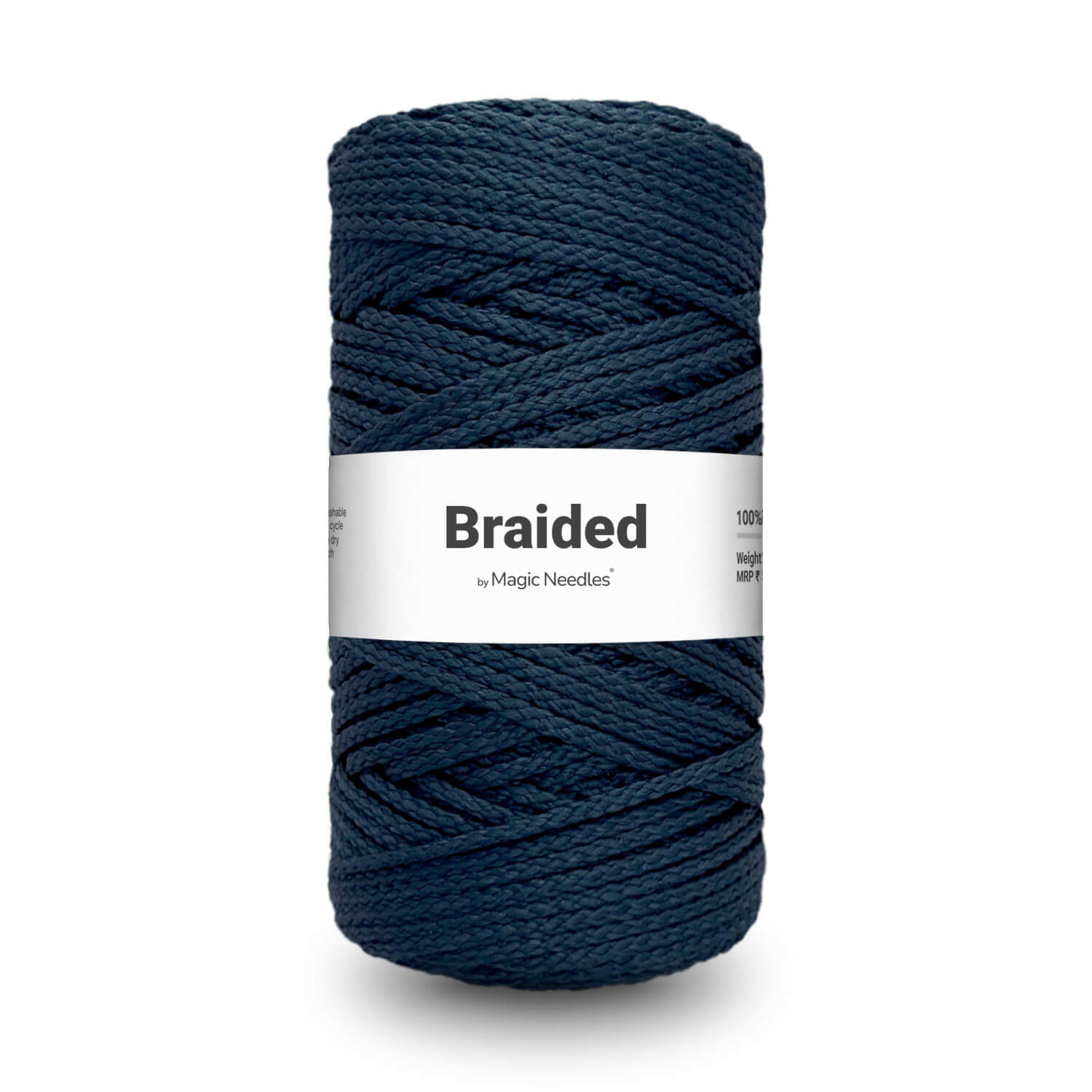 Braided Polyester Rope - Blue - 8